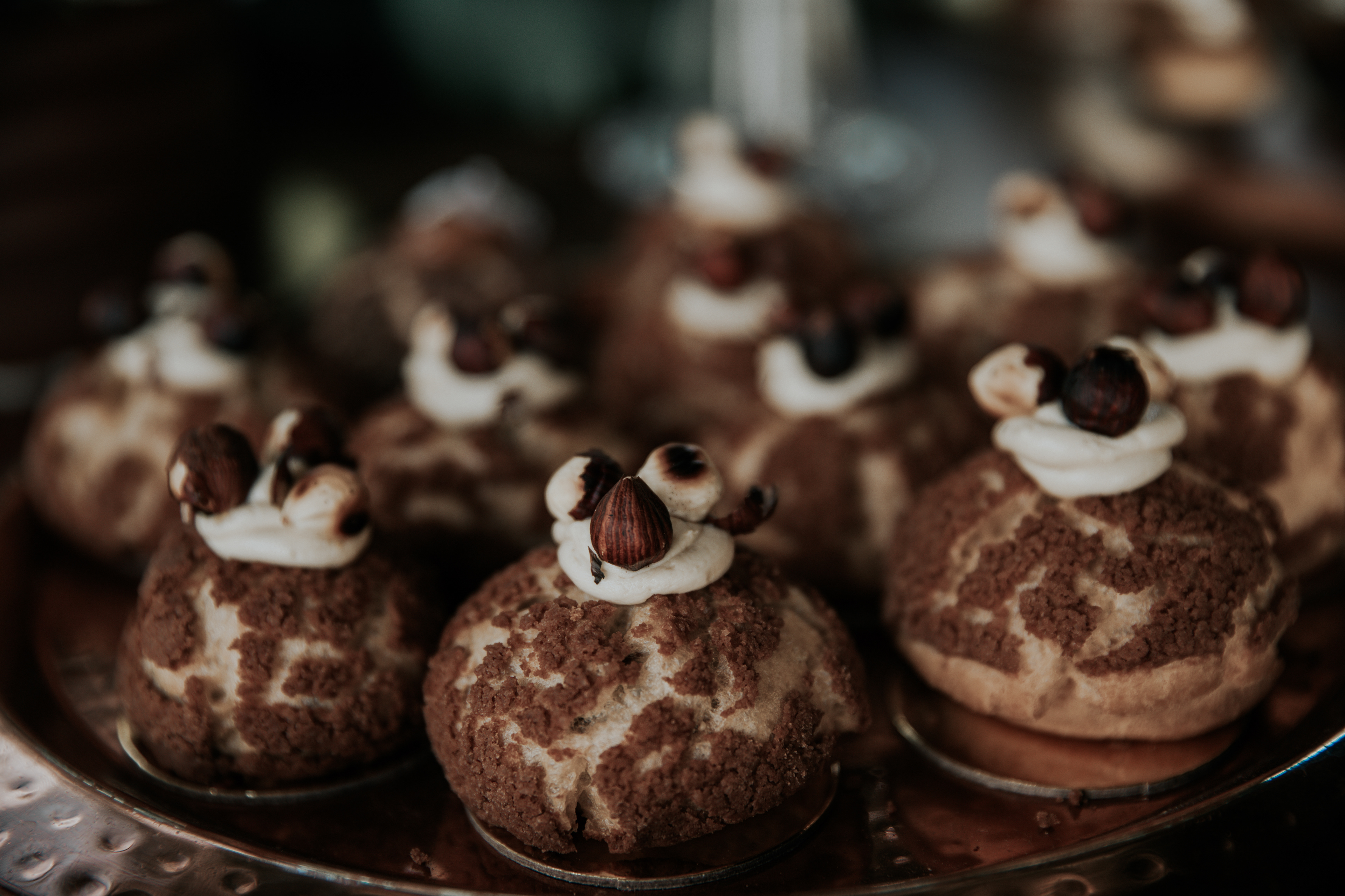 Profiterol de Avellana
