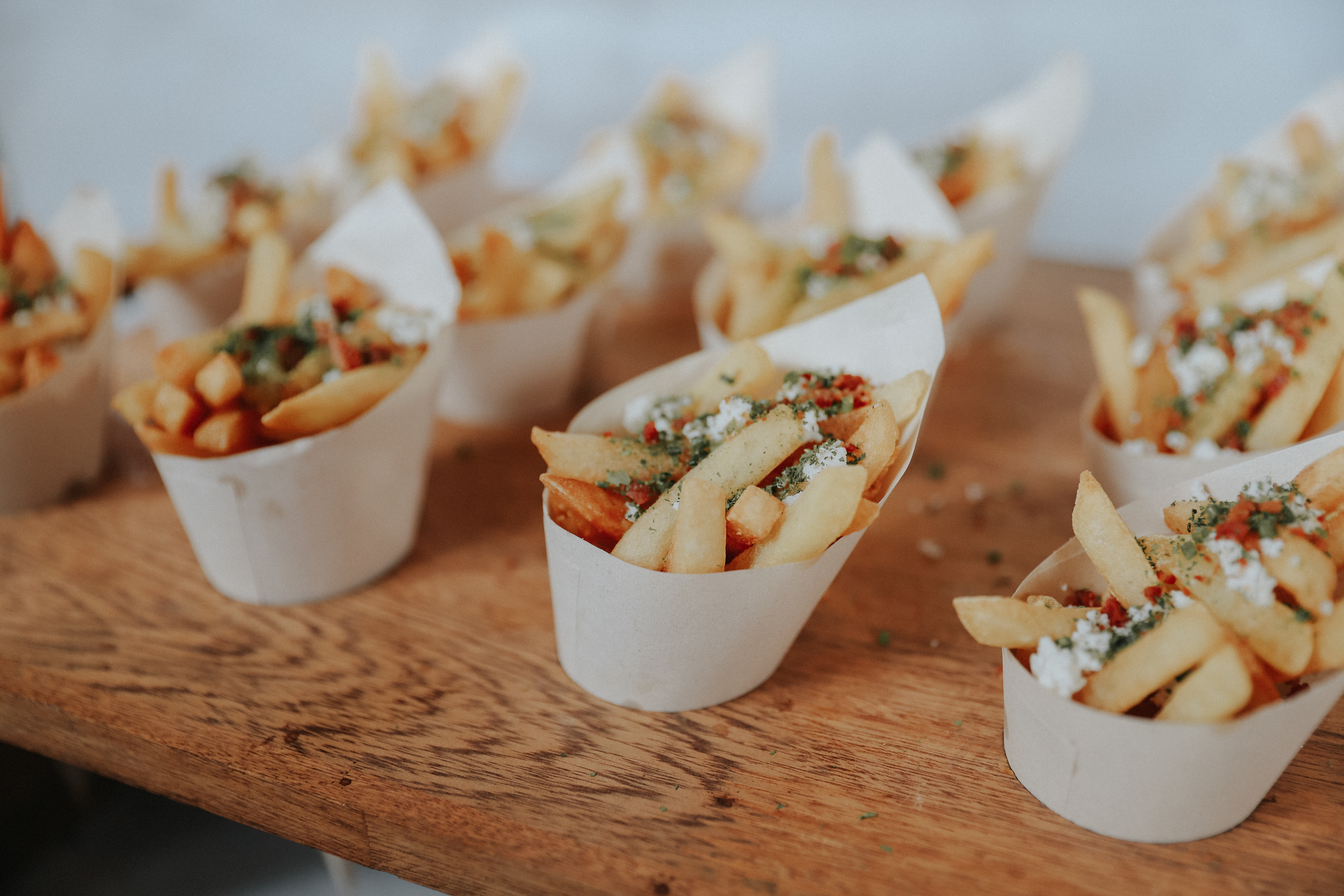 Papas Trufadas en Cono