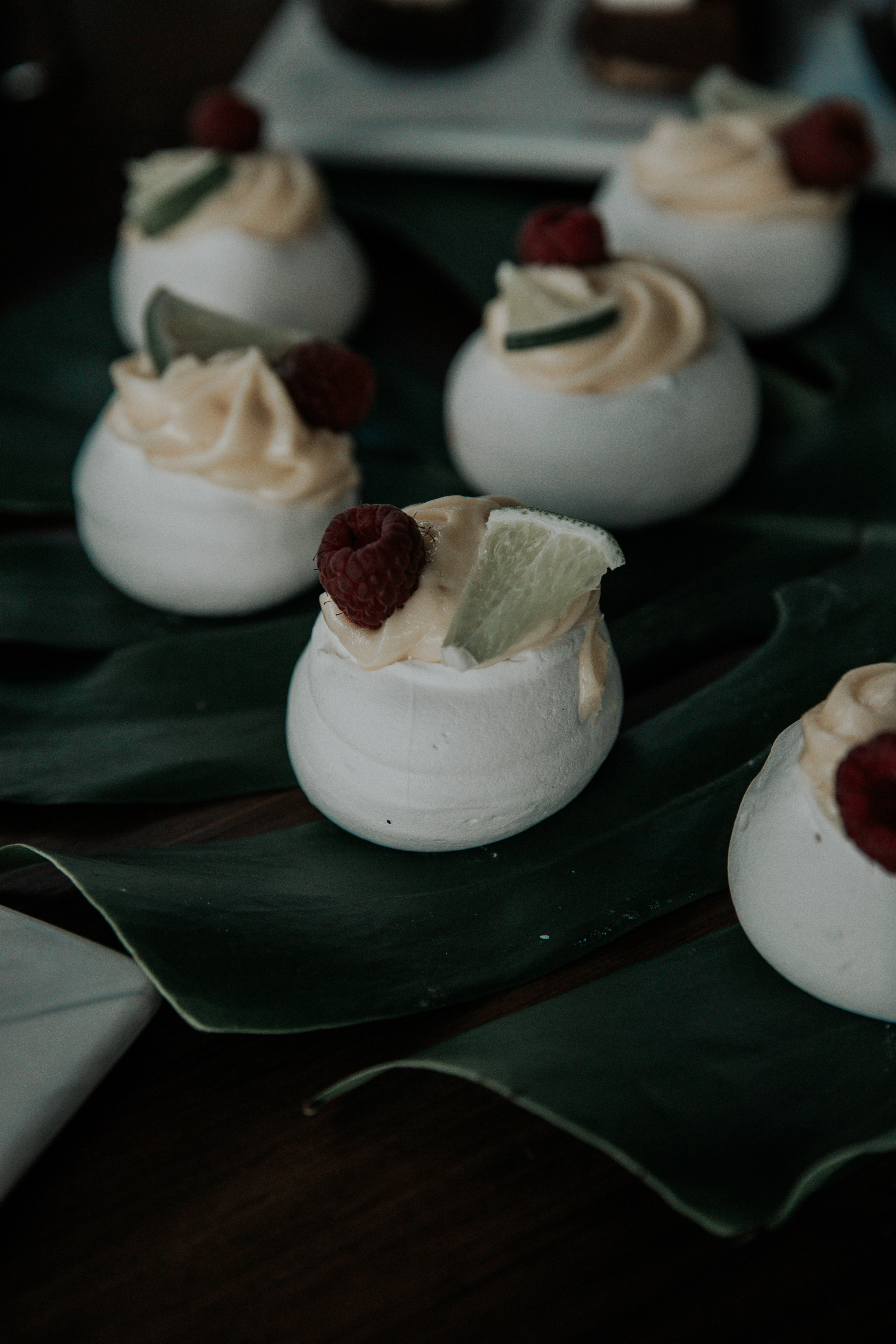 Mini Pavlova de Limón y Frambuesa