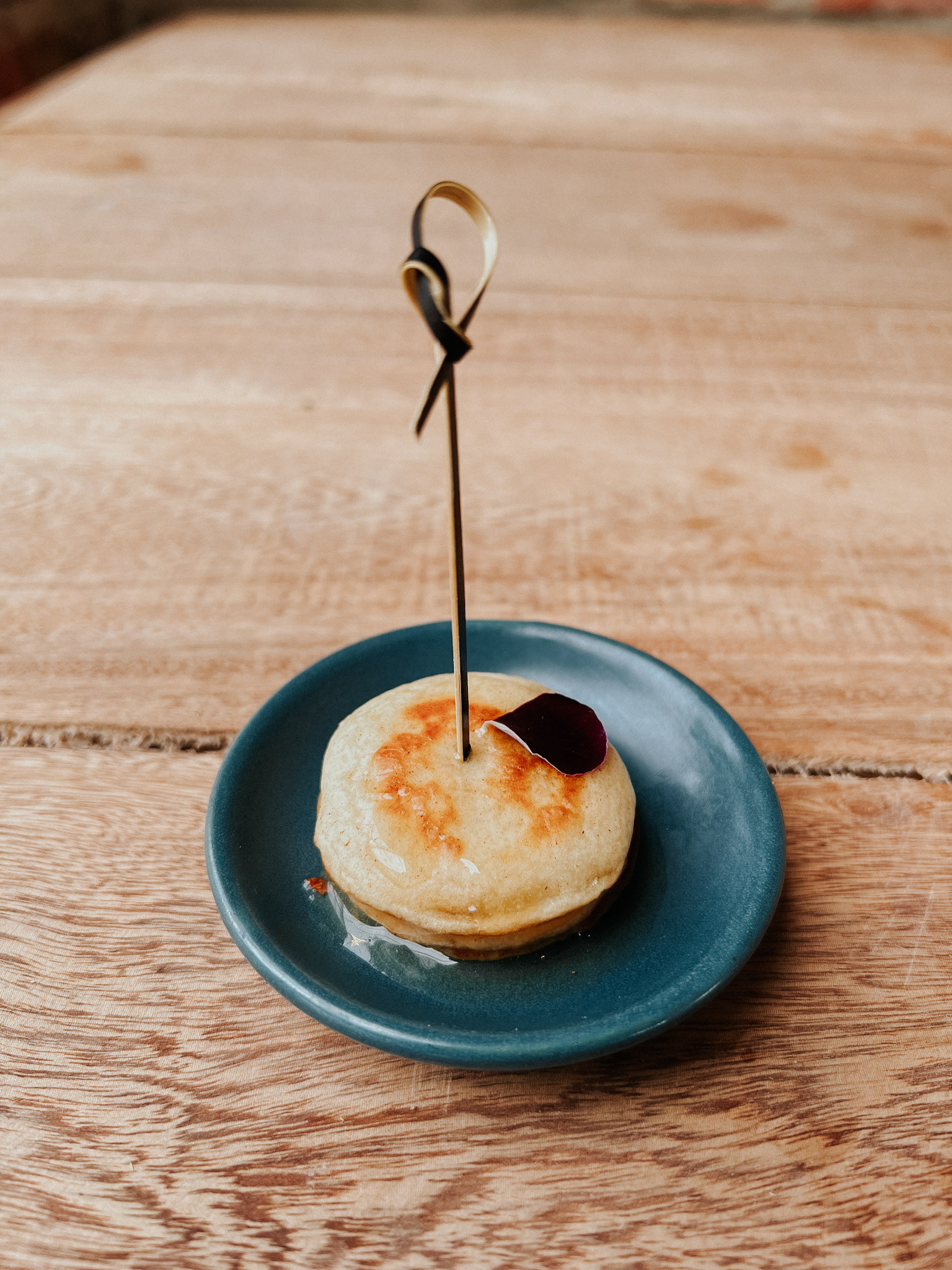 Mini Pancake Cremoso de Agraz y Curuba
