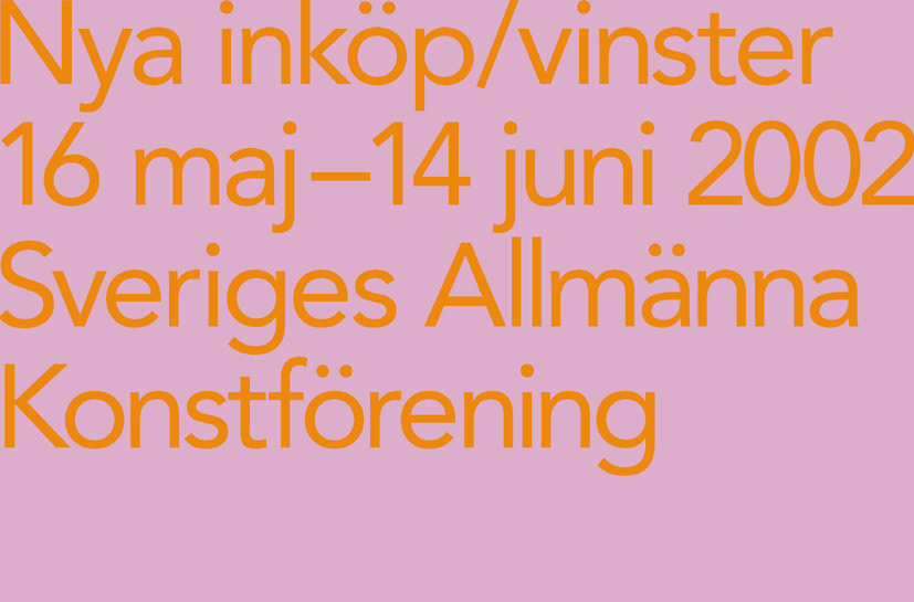 Graphic – Sveriges Allmänna Konstförening – Roth Design Studio