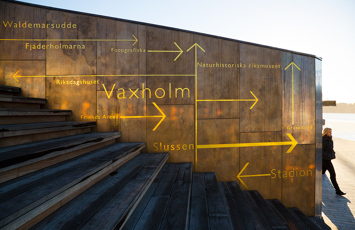 Visuellt grafiskt koncept för Strömkajen av Roth Design Studio