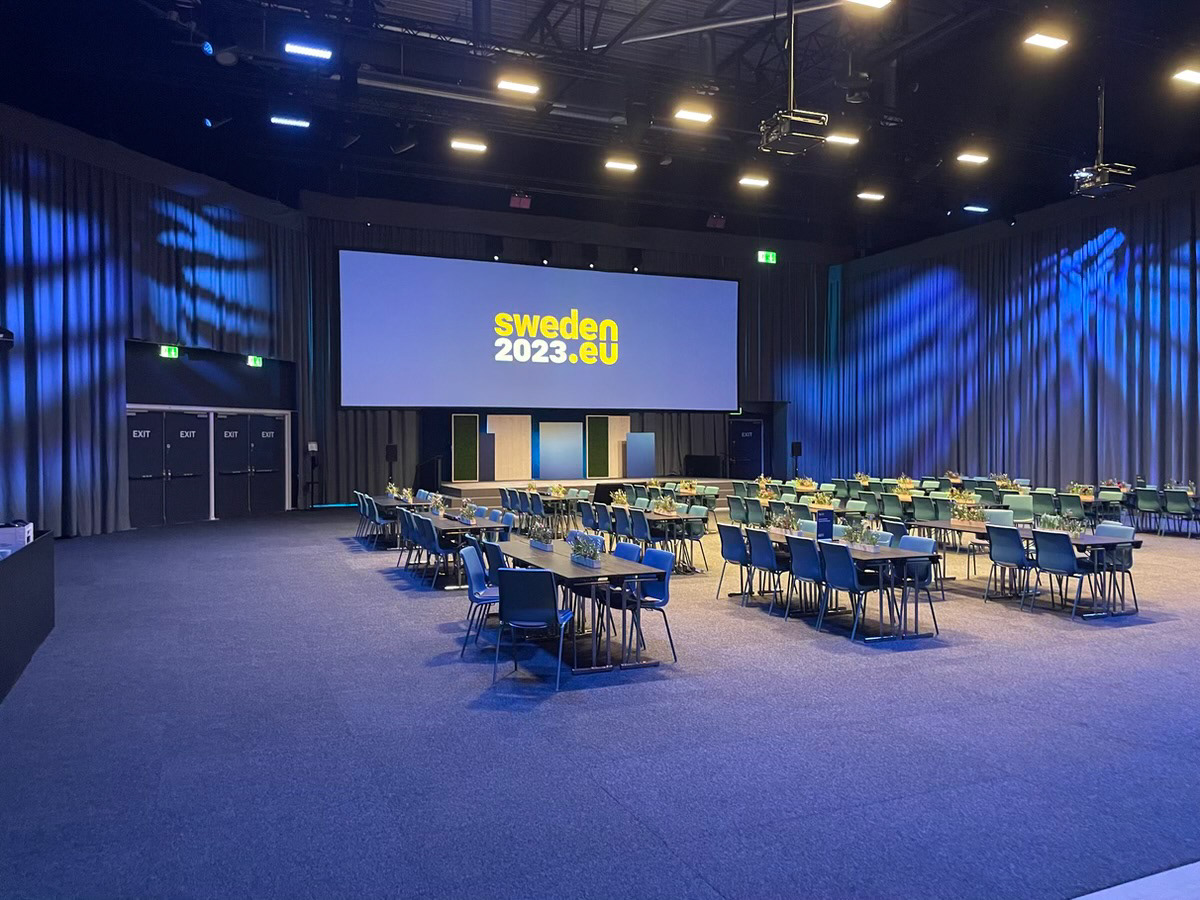 Visuell kommunikation för Sveriges ordförandeskapet i EU 2023 av Roth Design Studio