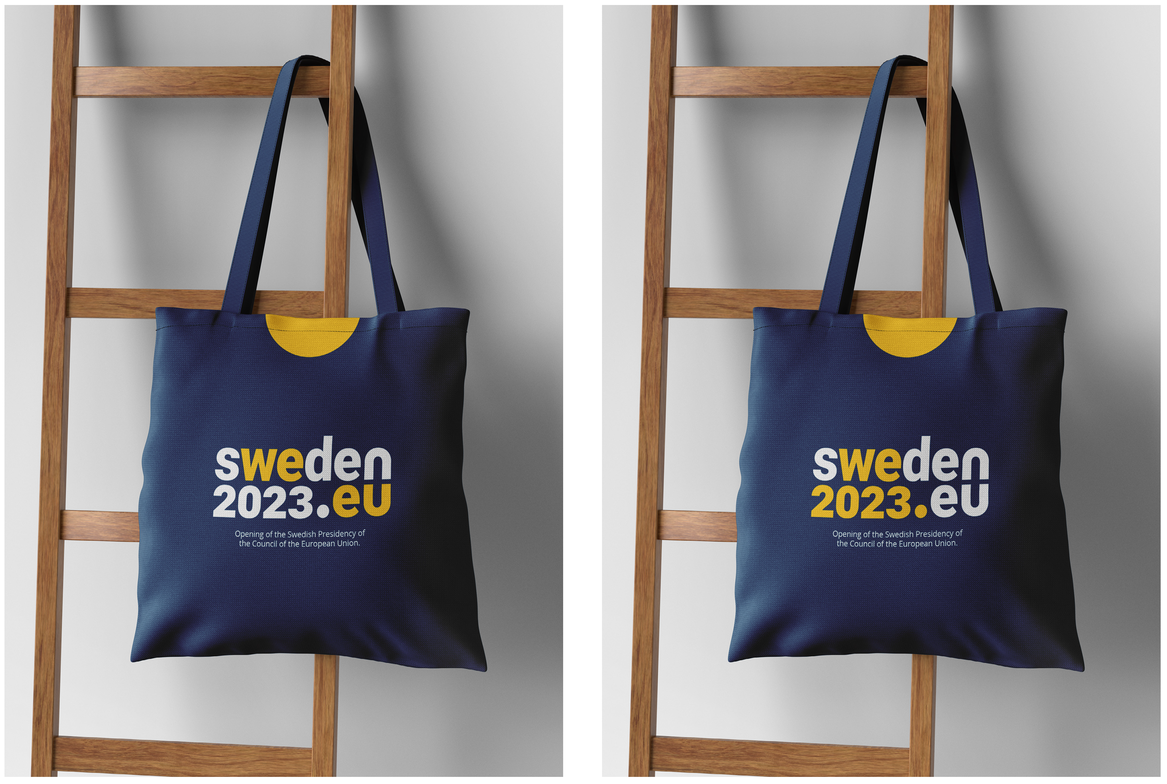 Visuell kommunikation för Sveriges ordförandeskapet i EU 2023 av Roth Design Studio