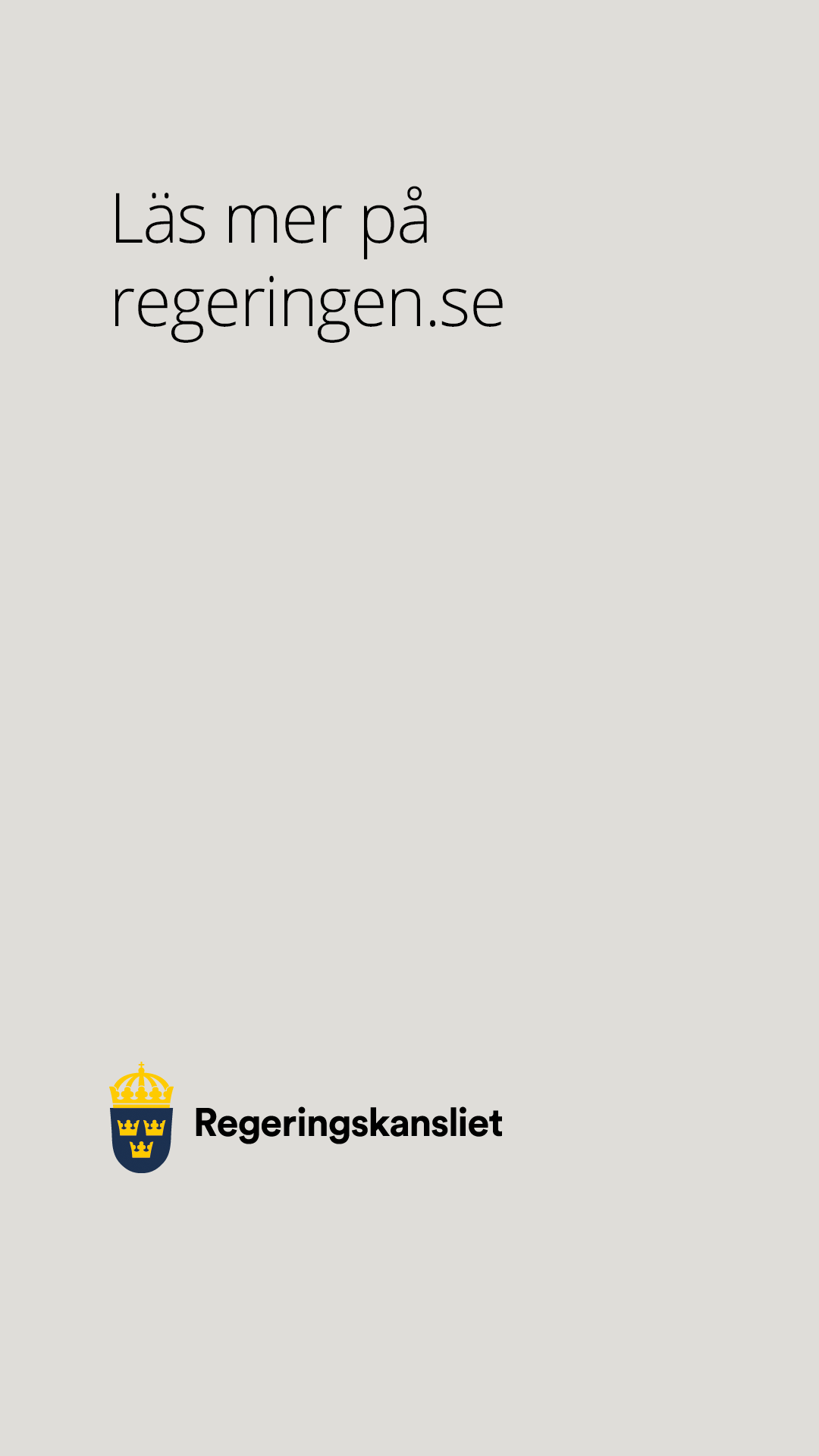 Charlotte Roth Graphic – Government Offices of Sweden – Roth Design Studio