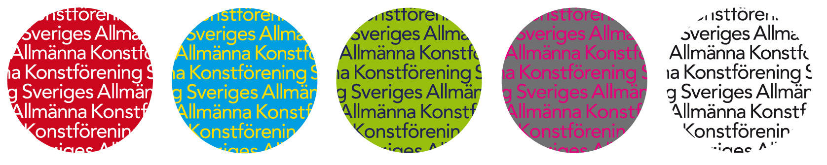 Graphic – Sveriges Allmänna Konstförening – Roth Design Studio