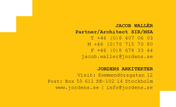 Graphic – Jordens Arkitekter – Roth Design Studio