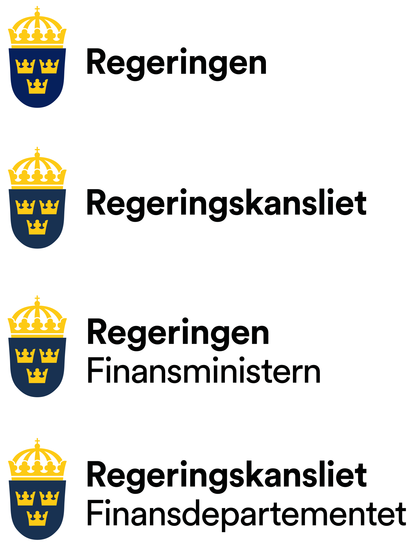 Visuell kommunikation för Regeringskansliet av Roth Design Studio