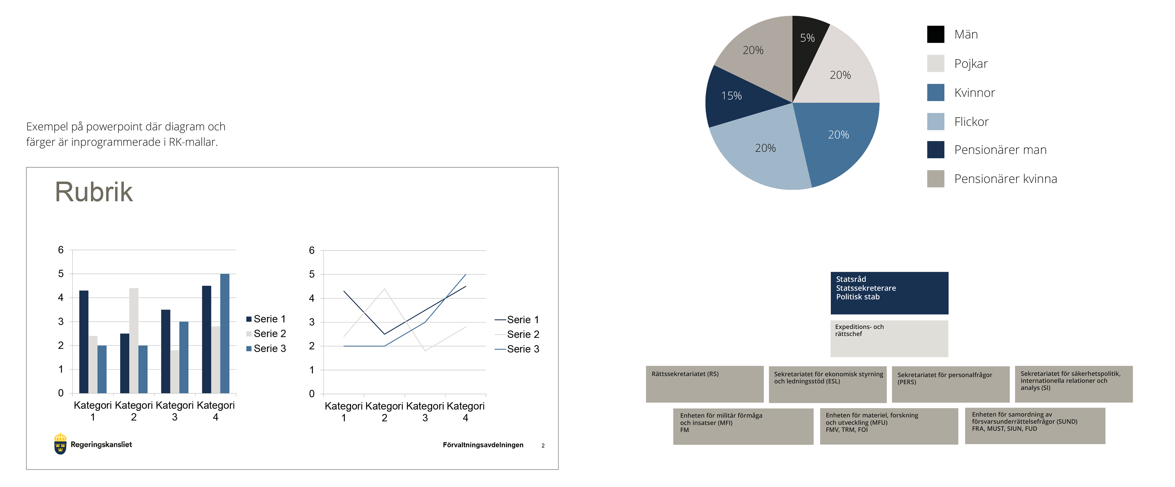 Visuell kommunikation för Regeringskansliet av Roth Design Studio