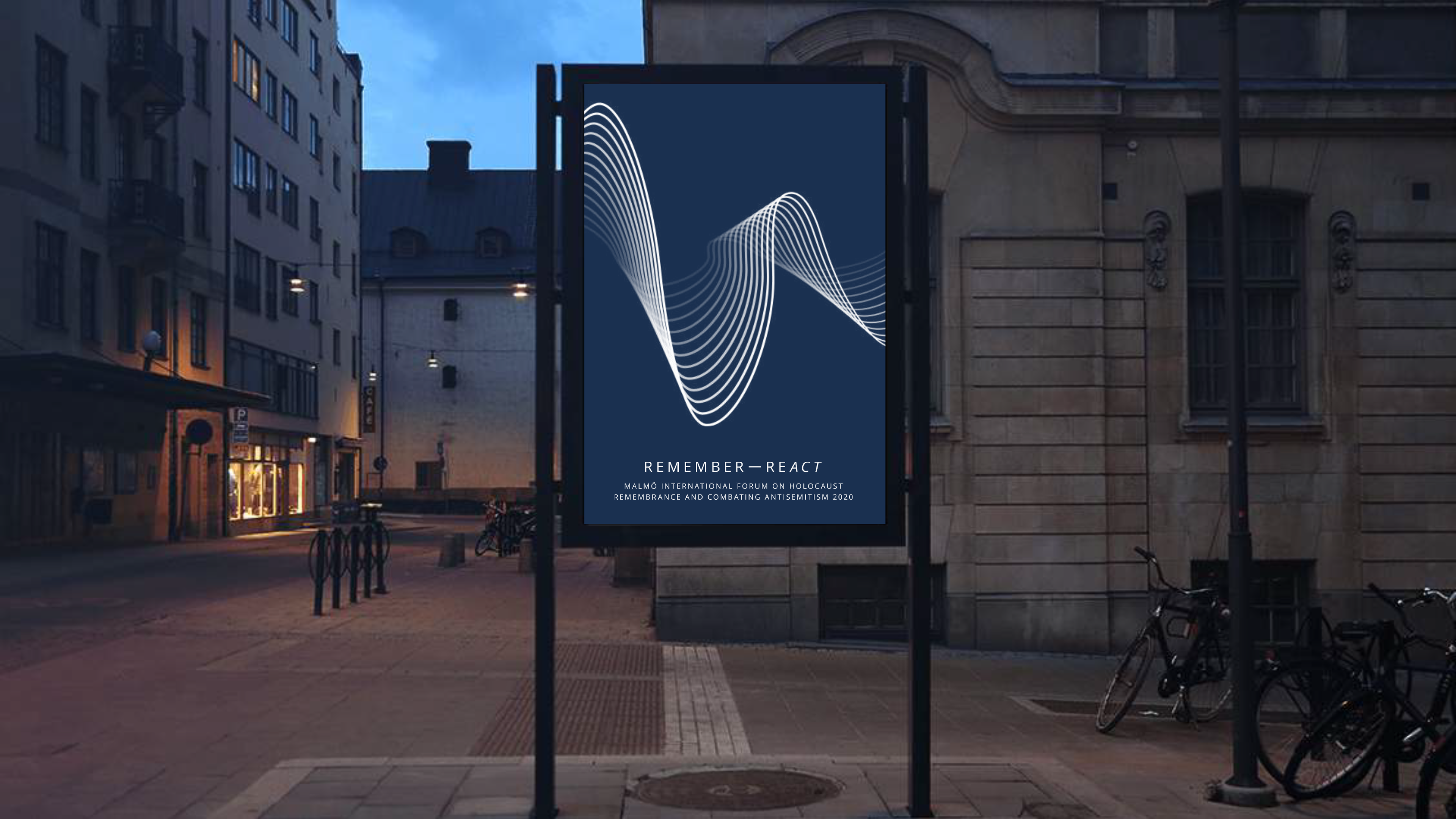 Visuell kommunikation för konferens Remember React av Roth Design Studio