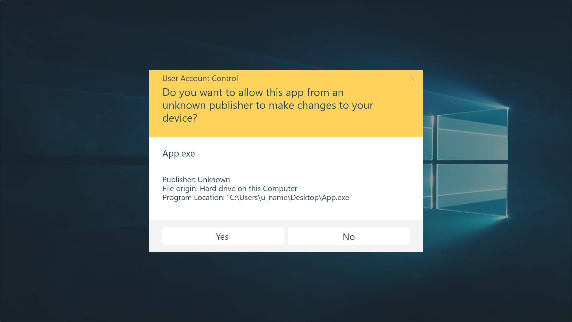 Default Windows Notifier