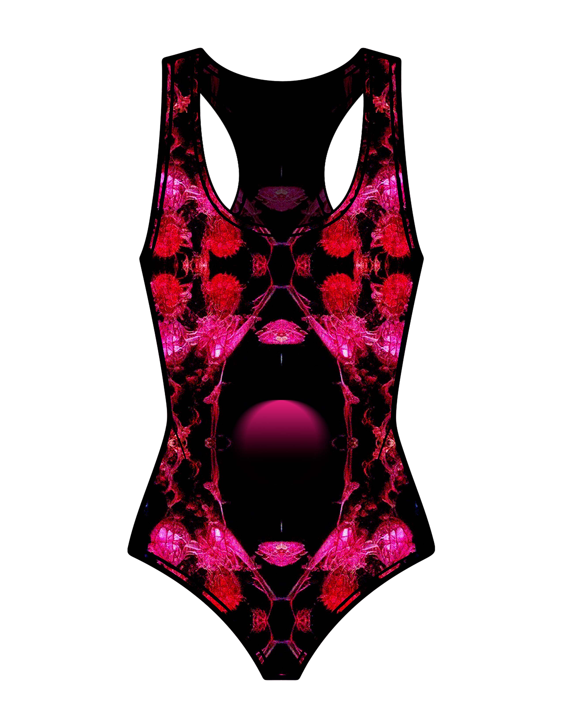 S#0002 "HELICON" mock-up on leotard. Design created by Noah Velez.