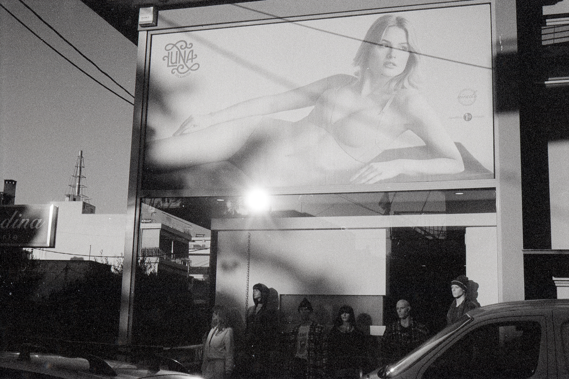 shops & shop windows Athens & Lavrion,Greece with Nikon f301 Xp2 & Delta 3200