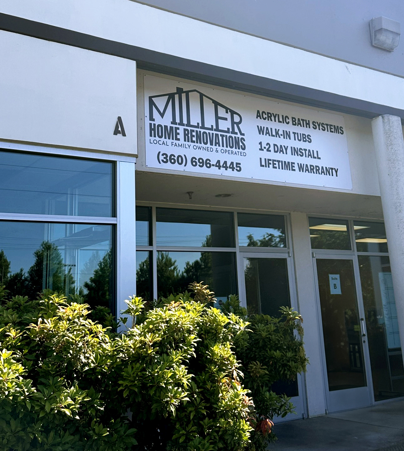Signage Featuring New Logo.