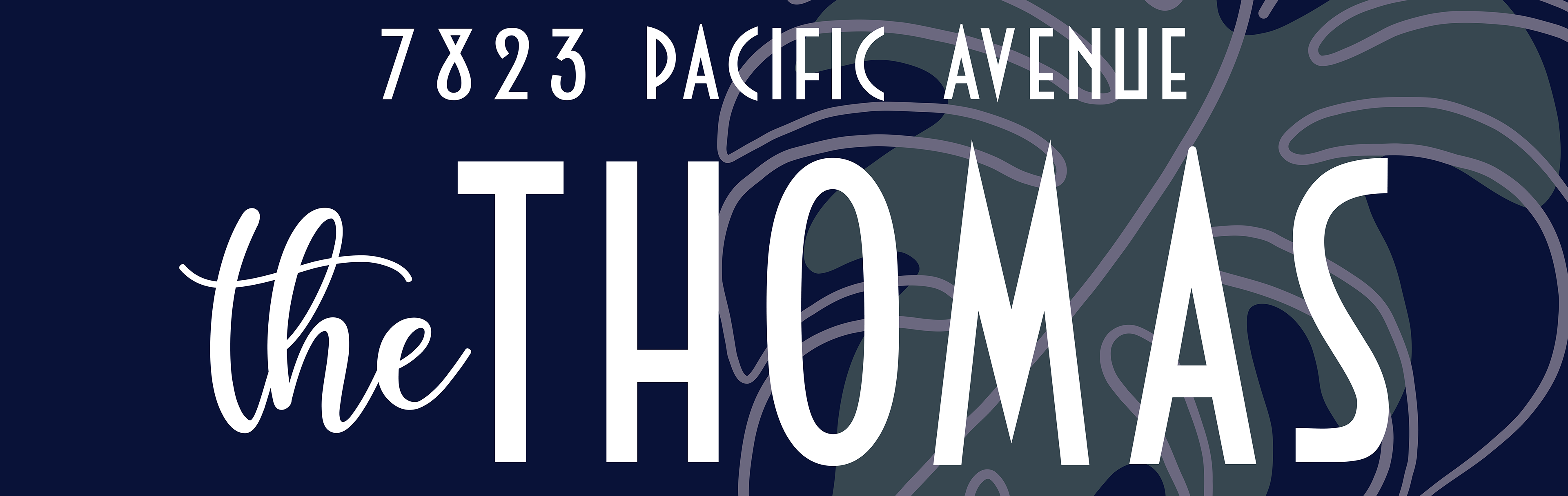 Signage and Brand Identity for The Thomas Apartments in Tacoma, WA