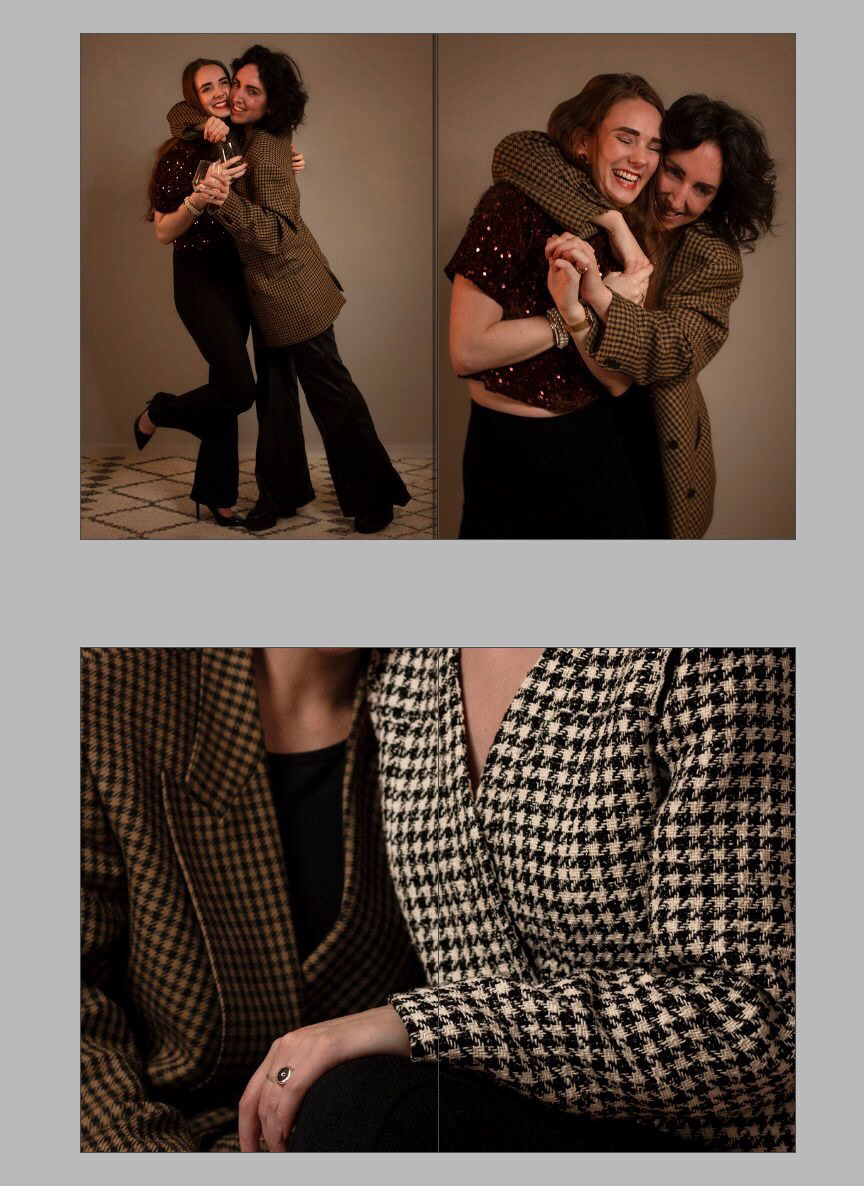 Editorial "Girls night out" for Lisanne Dominica