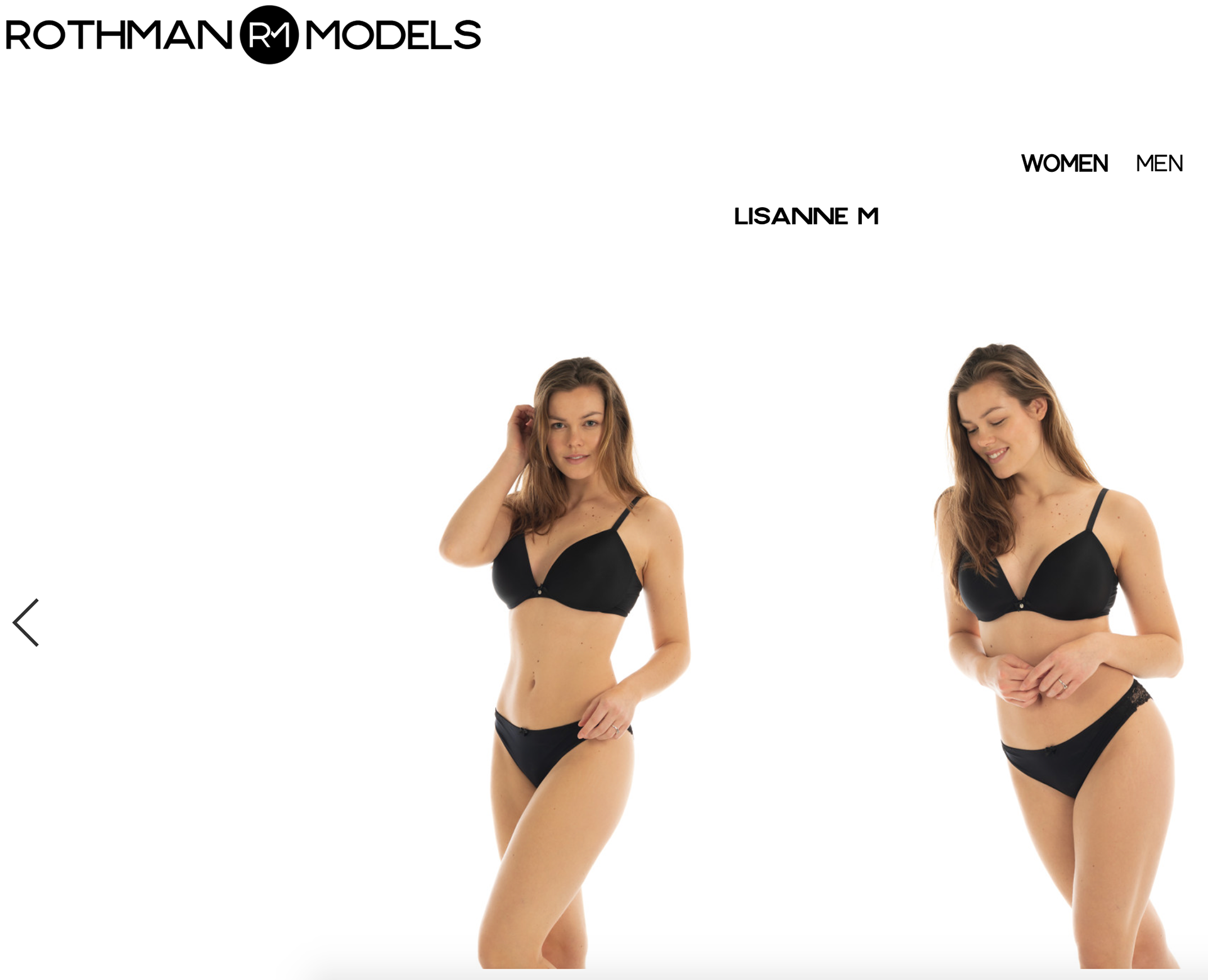 Lisanne natural for Rothman Models