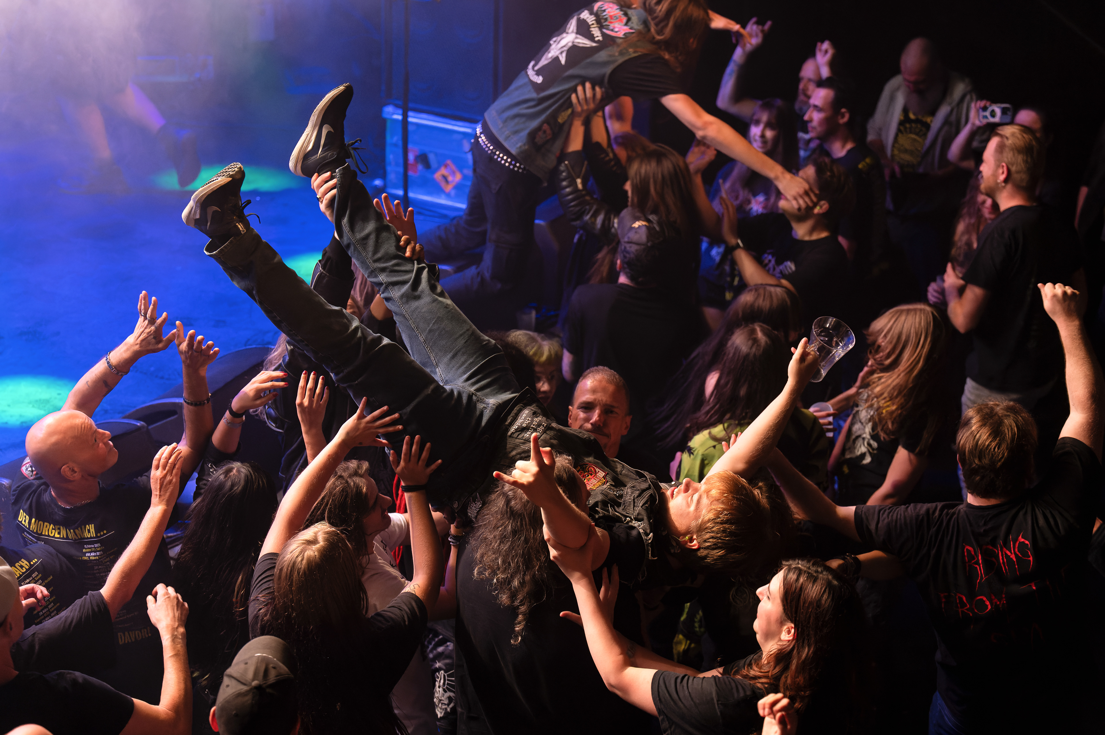 During concert Tankard