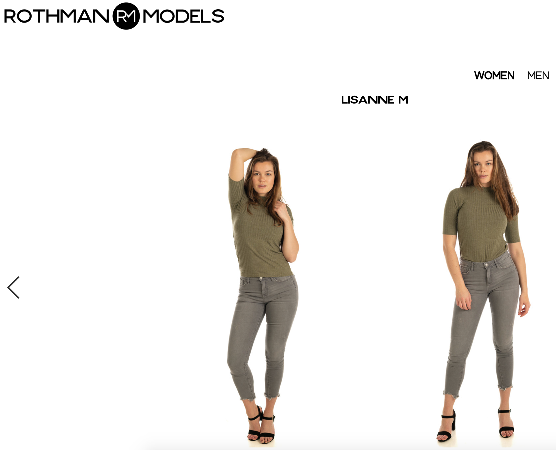 Lisanne natural for Rothman Models