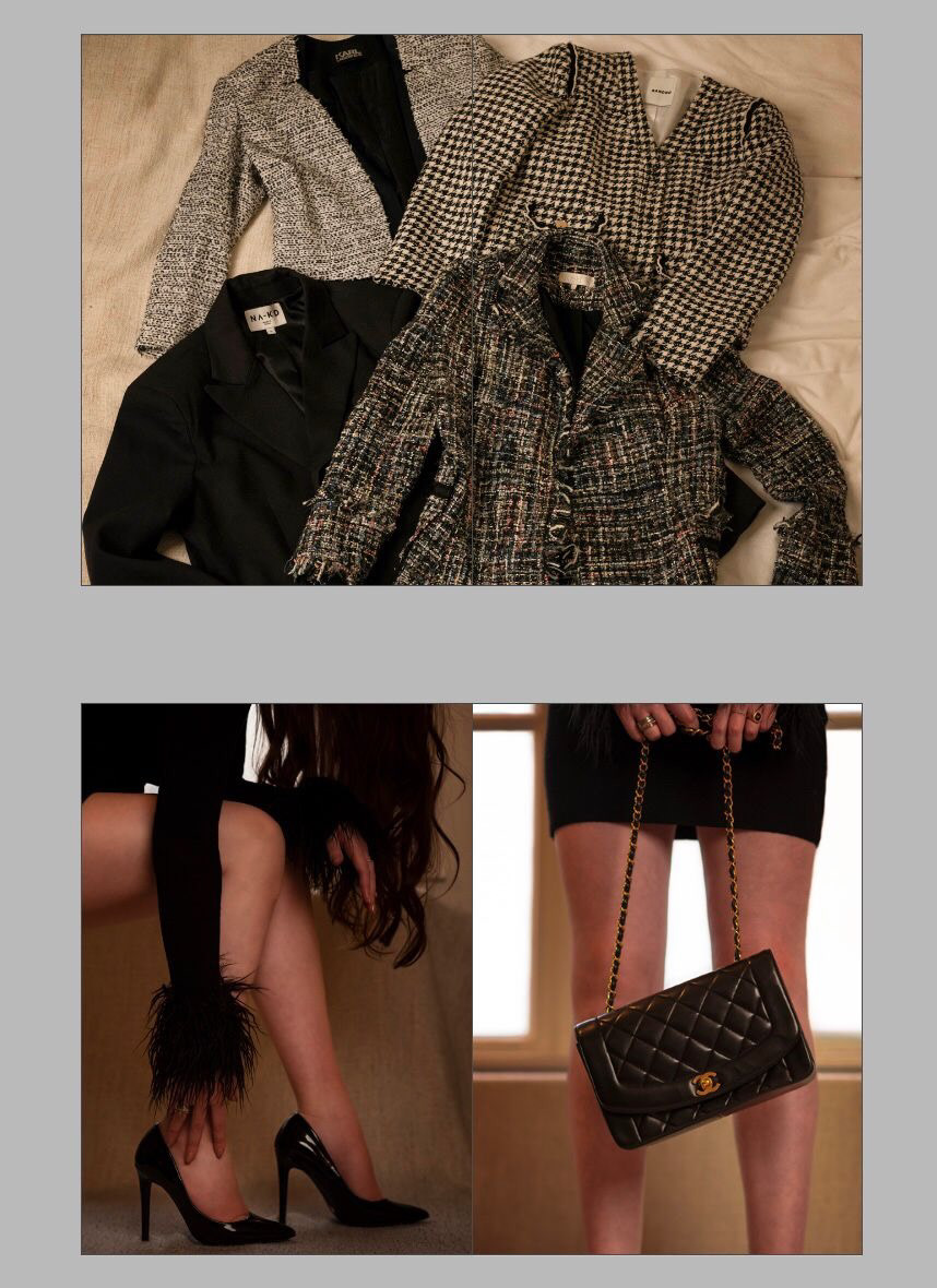 Editorial "Girls night out" for Lisanne Dominica