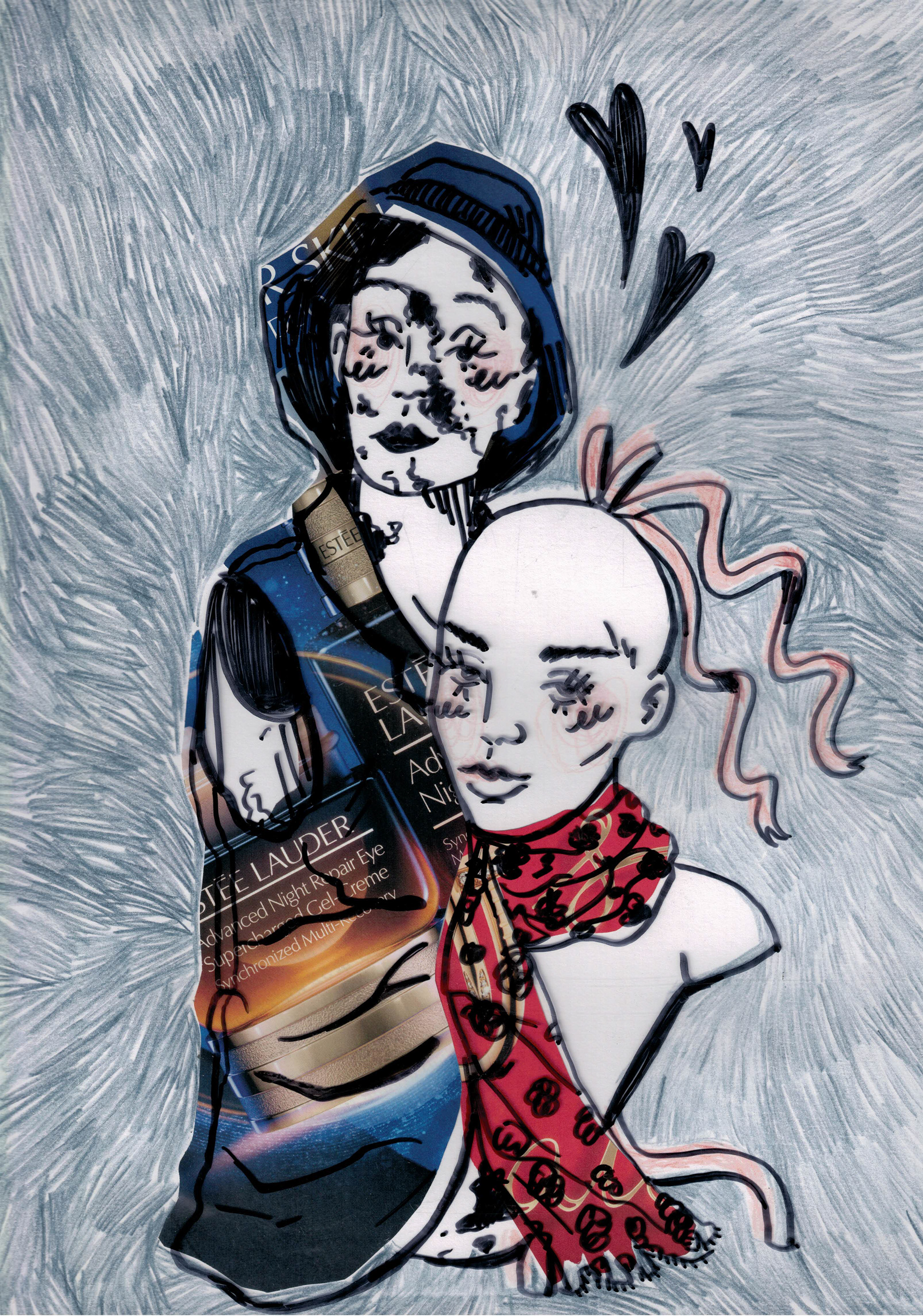 Doll pair II in colour