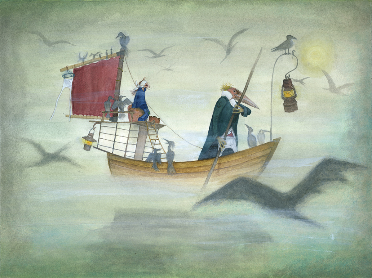 The Ferryman - for a story by Judith Oost