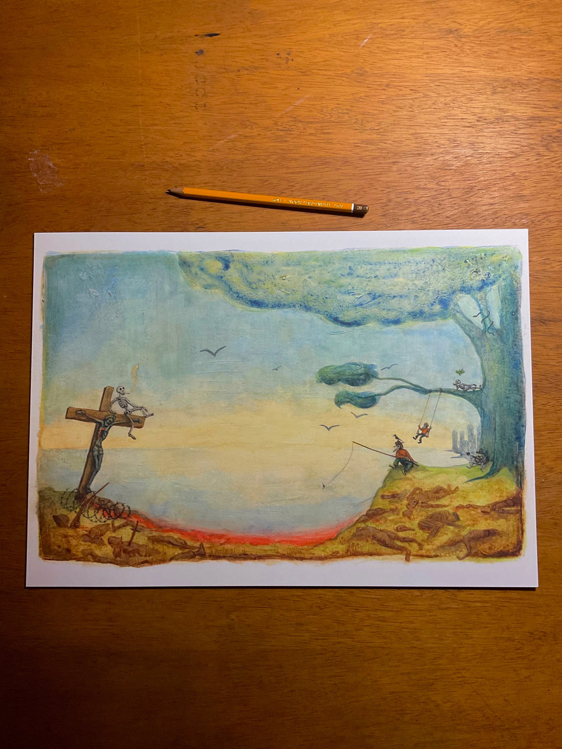 RIGHT OF EXISTENCE - 420 x 297 mm, 300 grs. BioTop paper, € 30