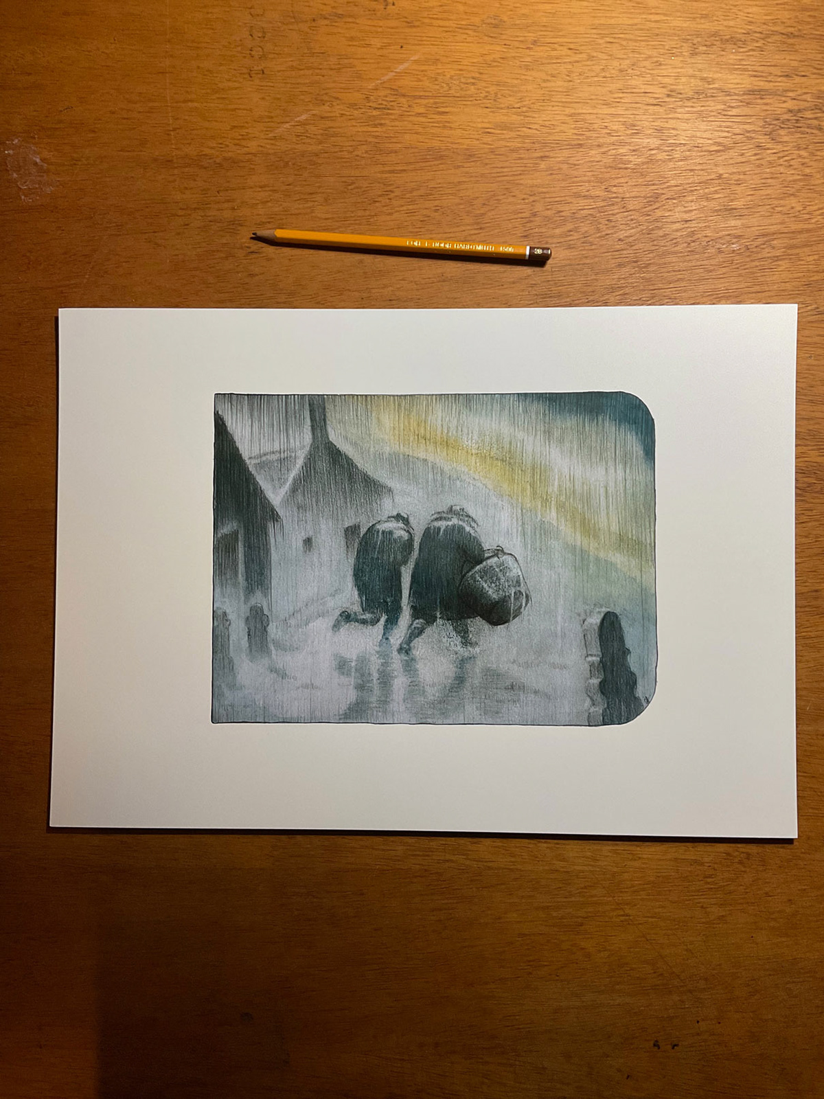 VROUW SYBERICH - 420 x 297 mm, 250 grs. glossy paper, € 10