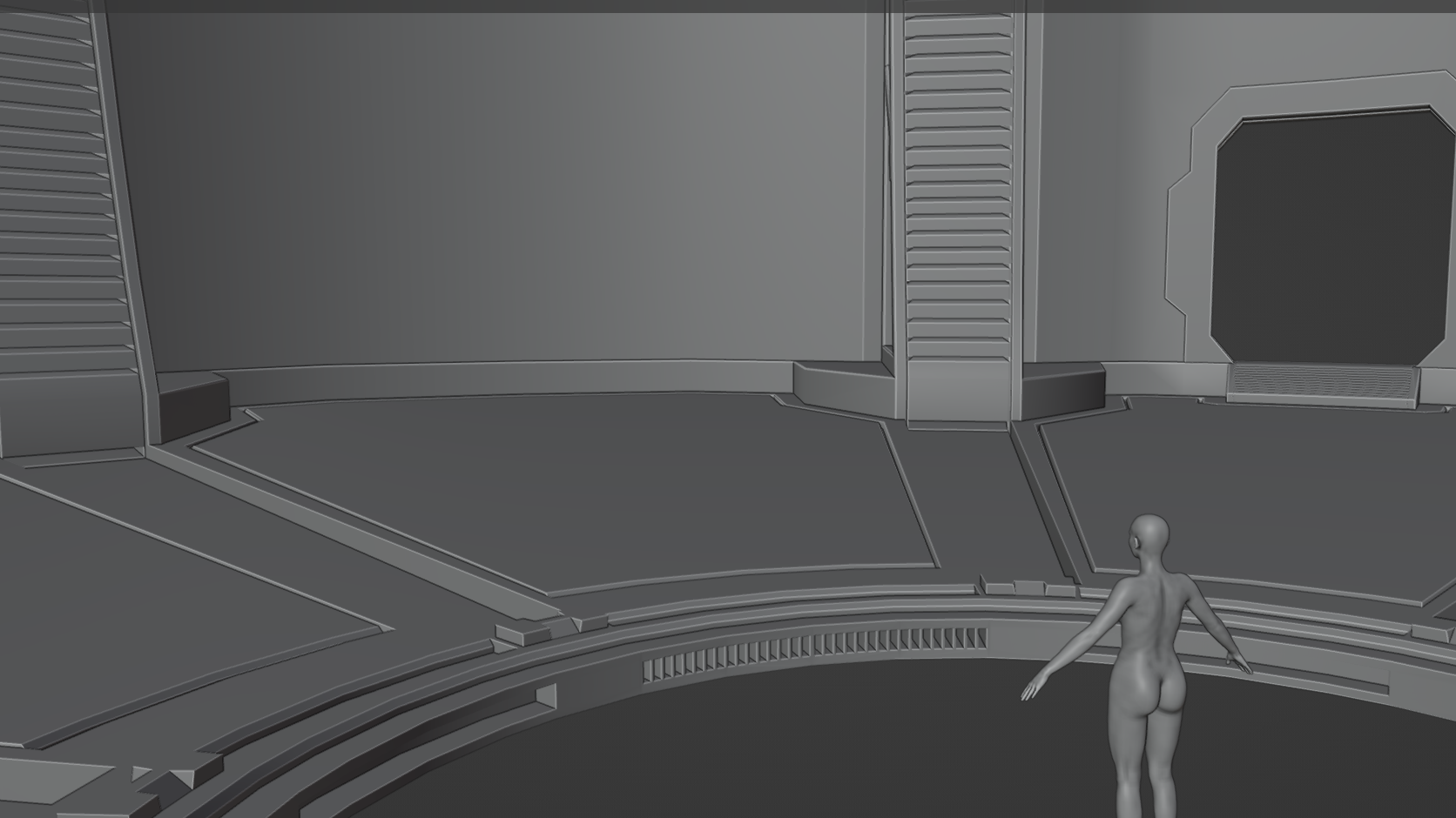 Shoulder View Scrolled Out