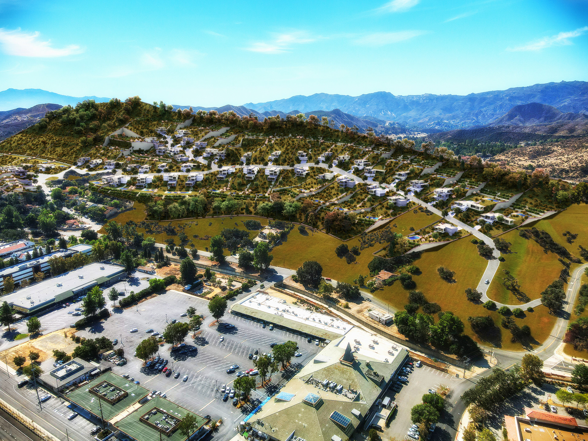 Waring Ranch Estates - Drone View - Agoura Hills, CA 
