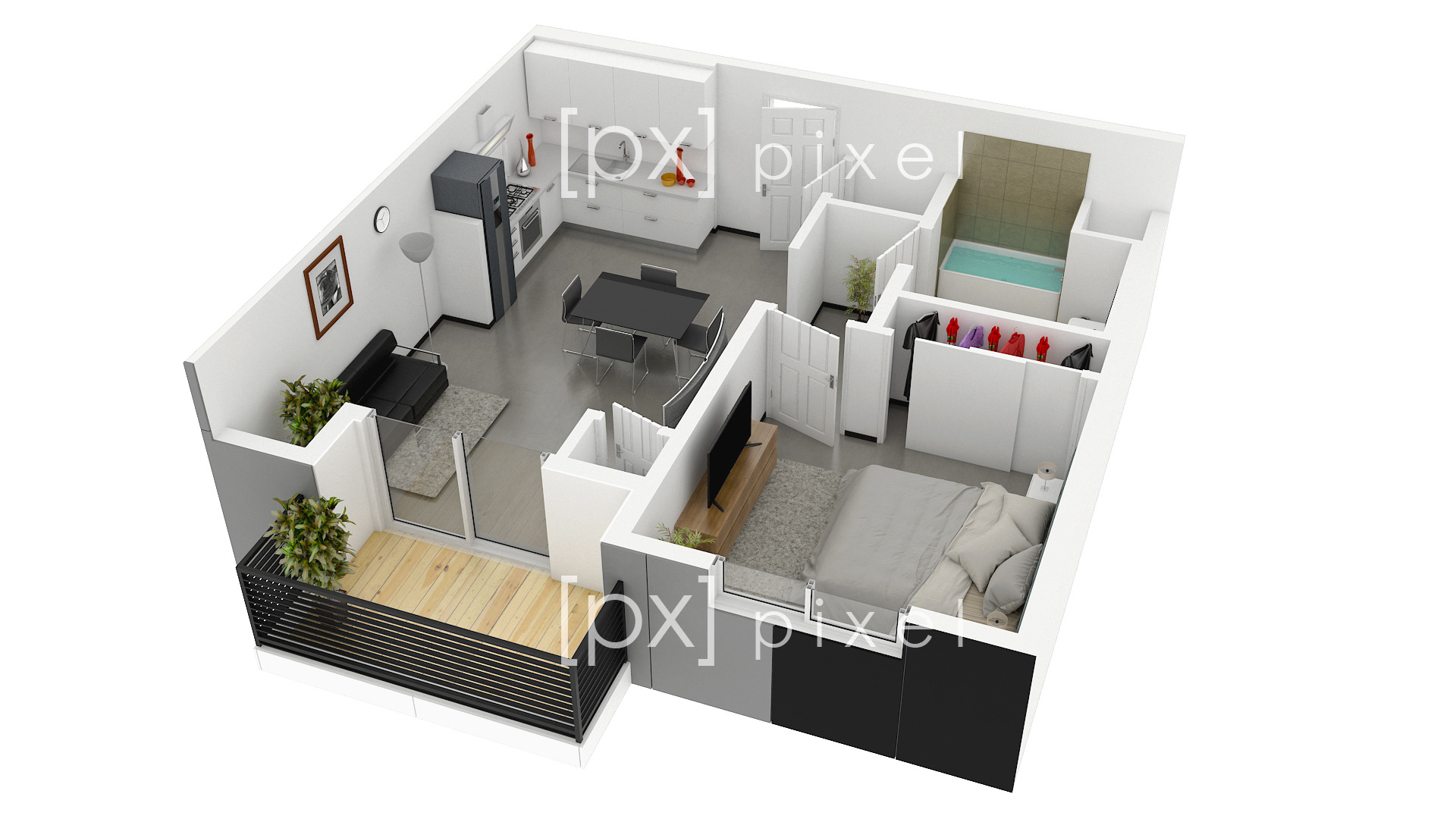 Single Unit - Multi-Family Building - L.A - California