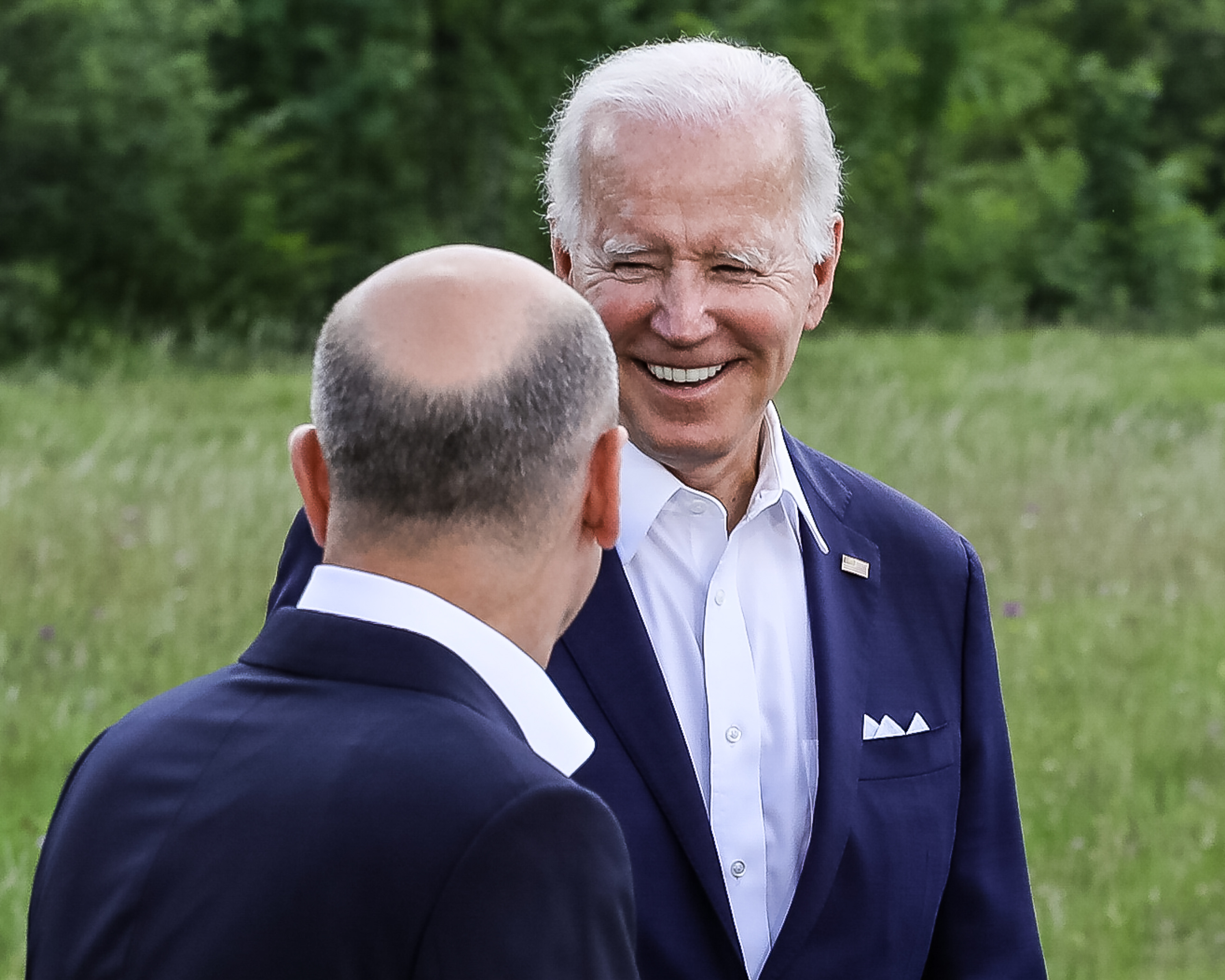 Bundeskanzler Olaf Scholz/Präsident Joe Biden