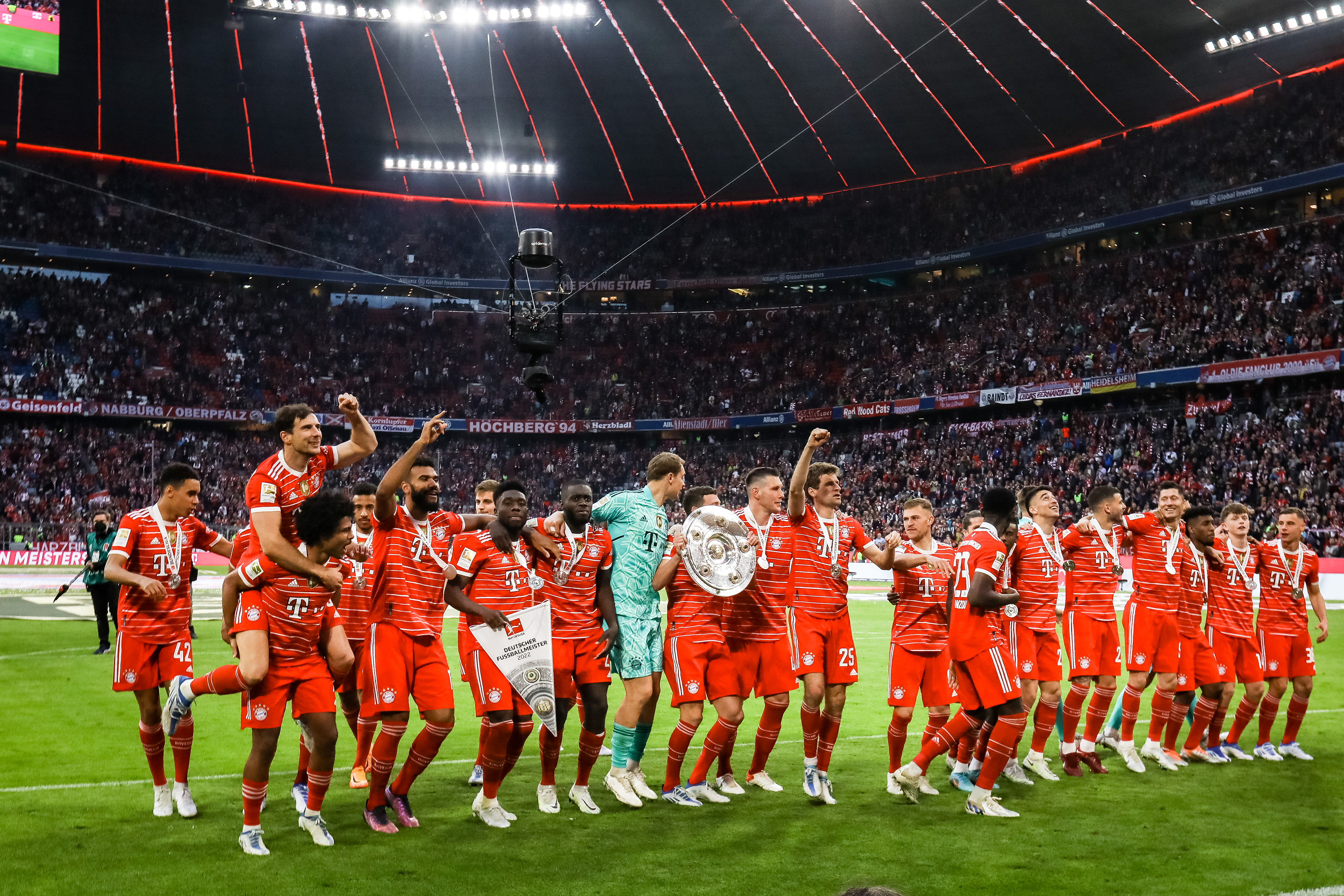 FC Bayern München deutscher Fussball Bundesliga Meister 2022