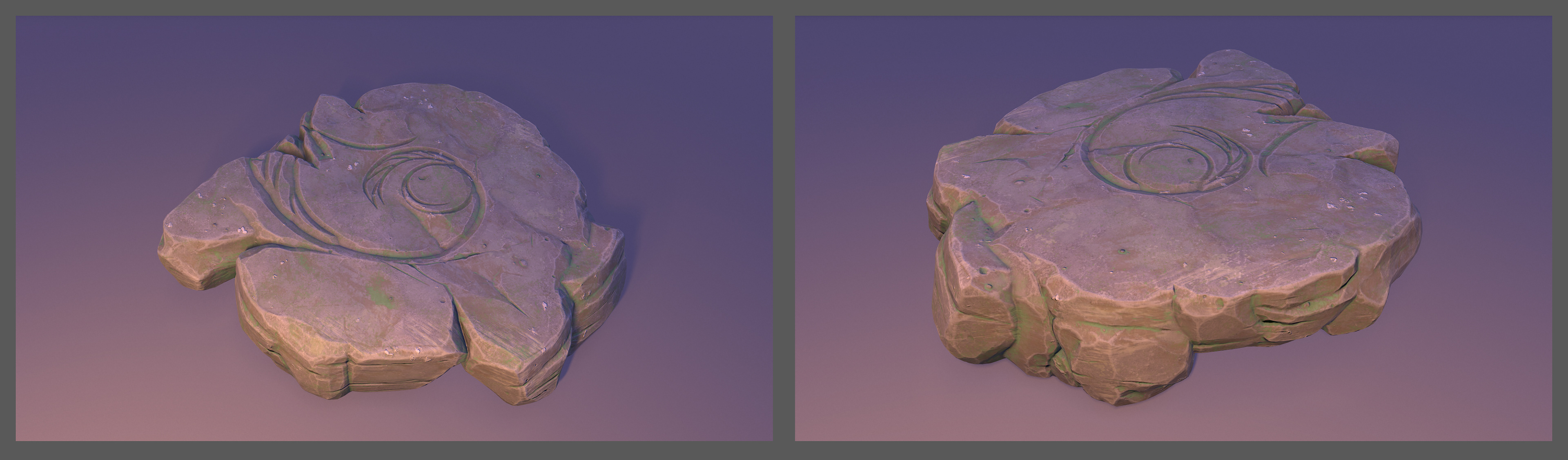Textured Full Round Rock Kitpiece