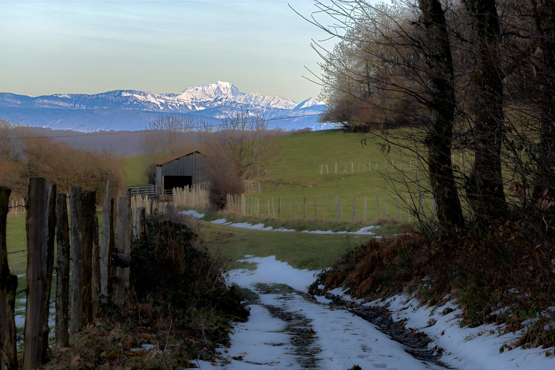 Direction Mont blanc