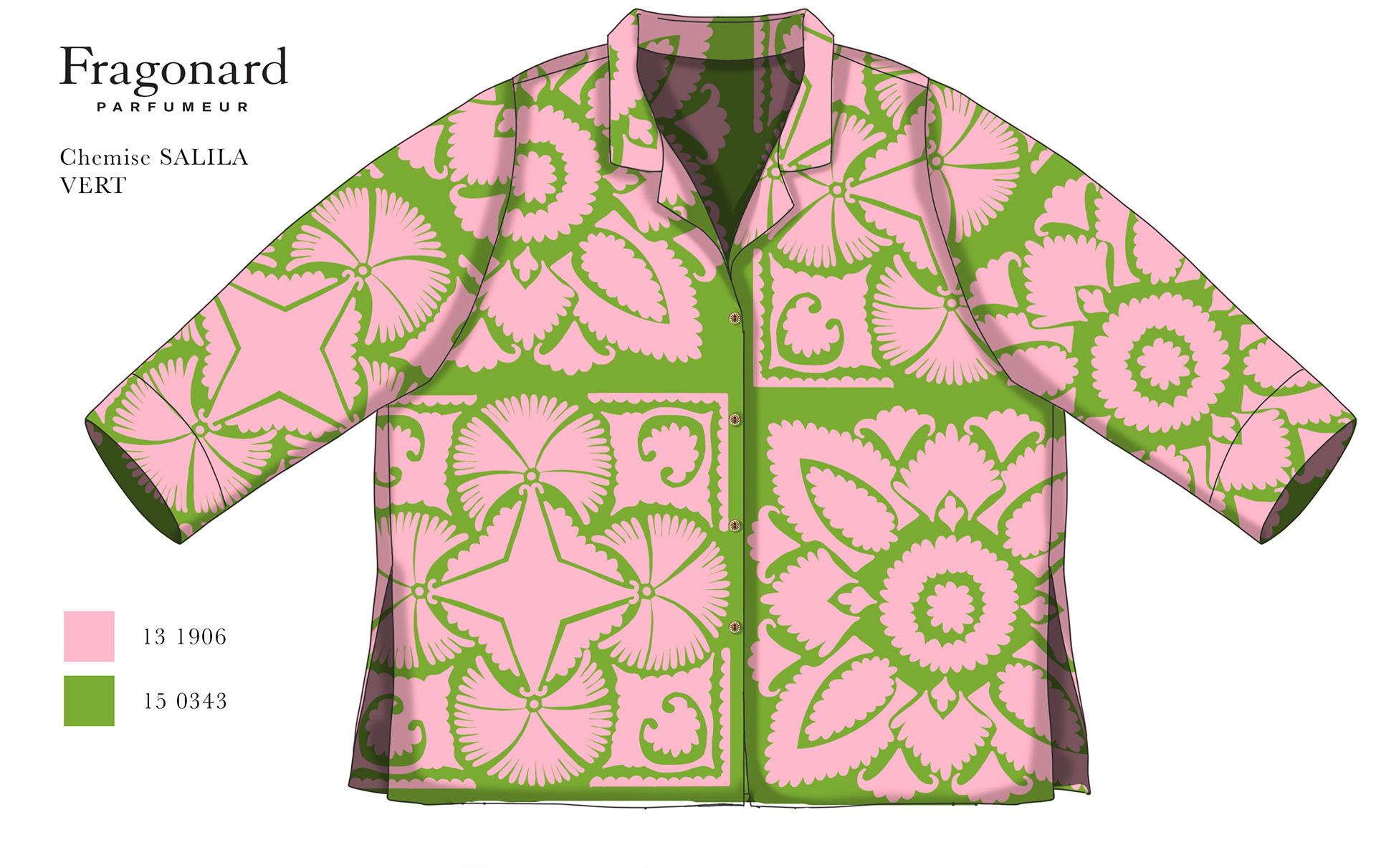 green version of the Salila shirt