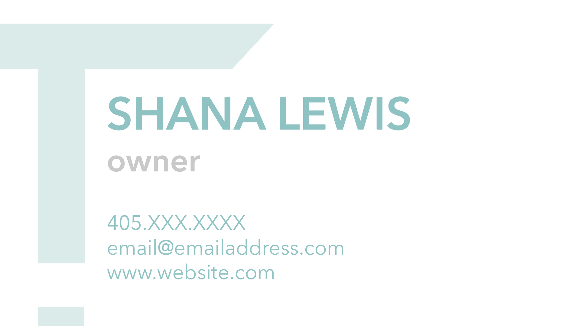 Business Cards - Front