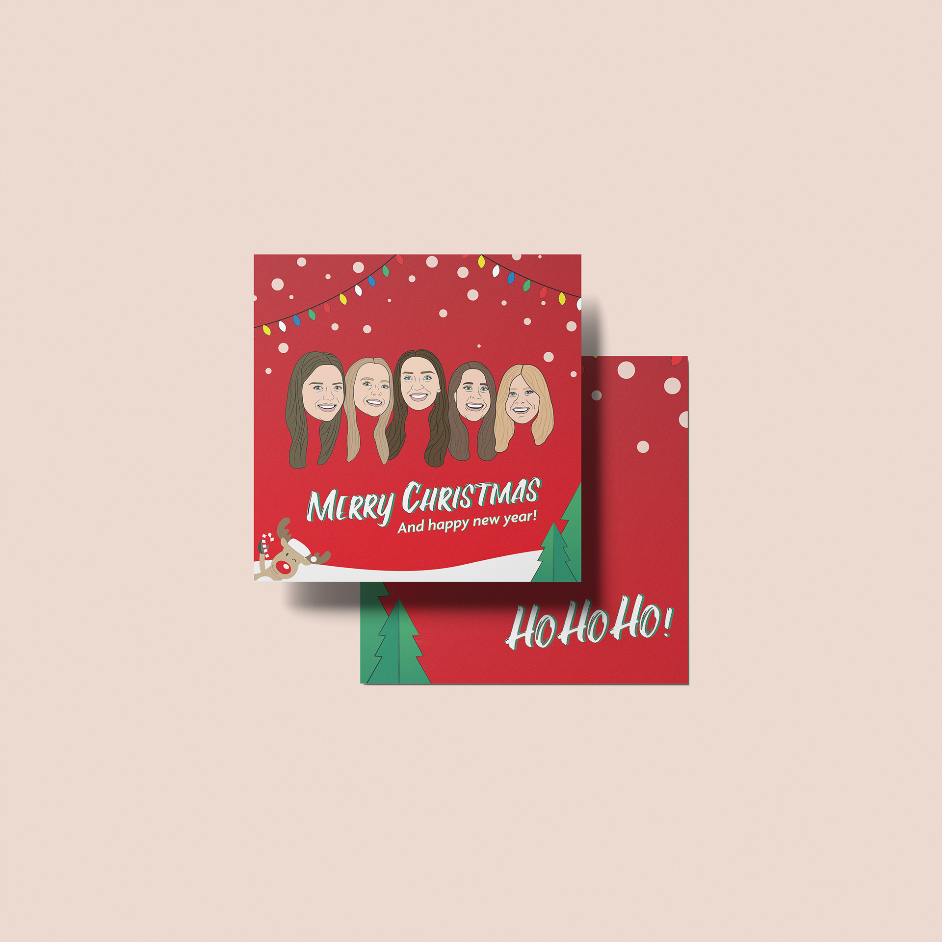 Persoonlijke kerstkaart