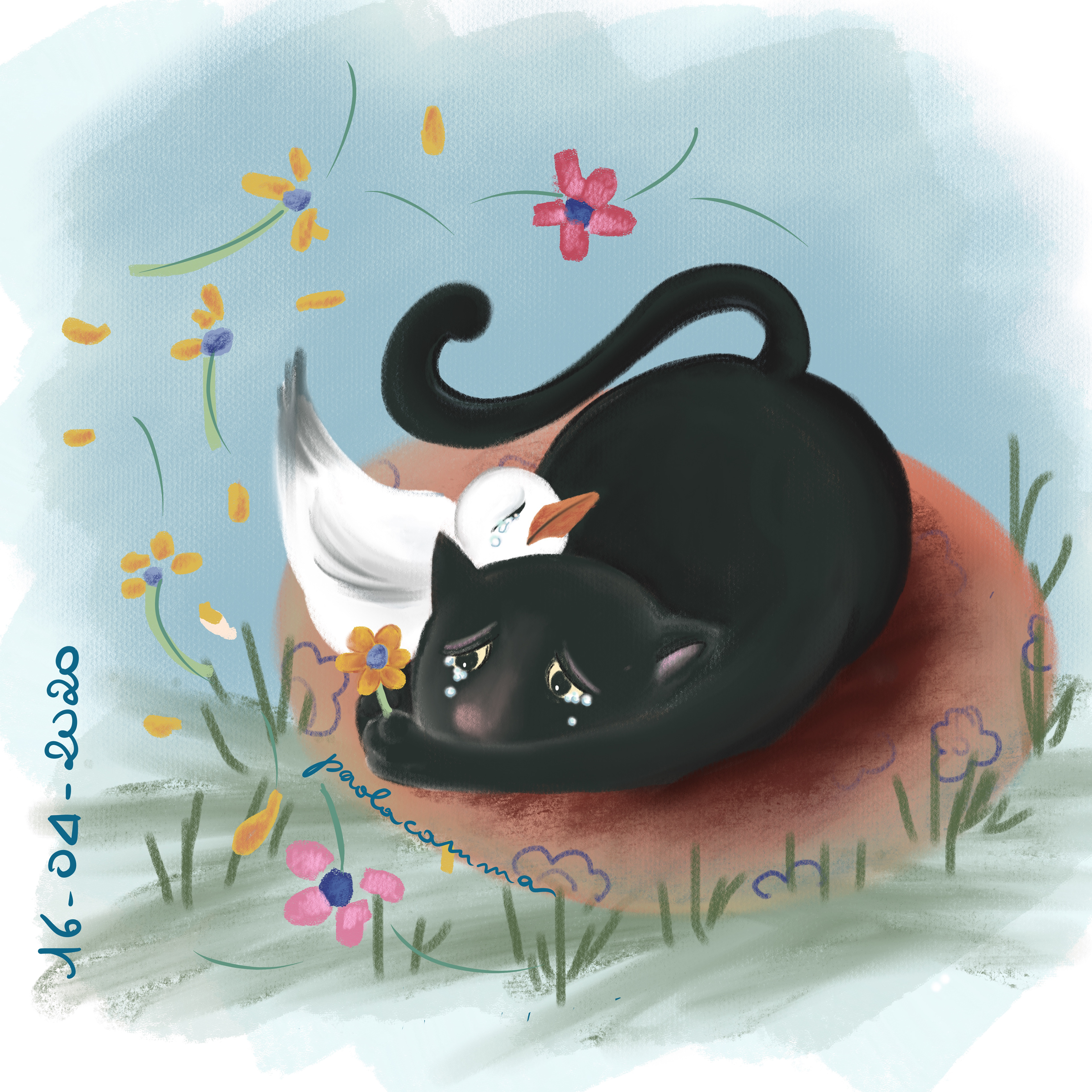 16-04-2020 Fortunata and Zorba, my Tribute to Sepulveda.