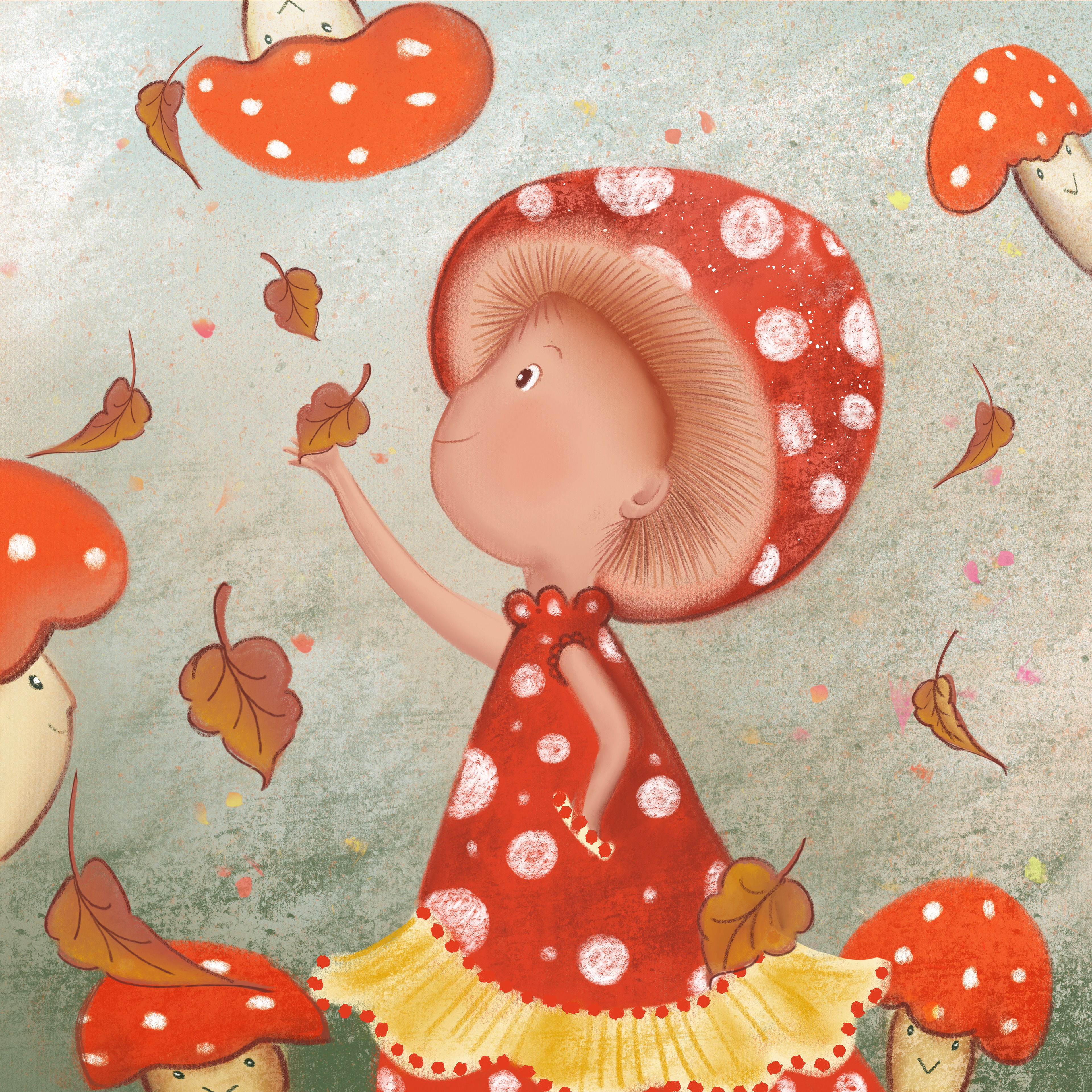 mushroom girl!