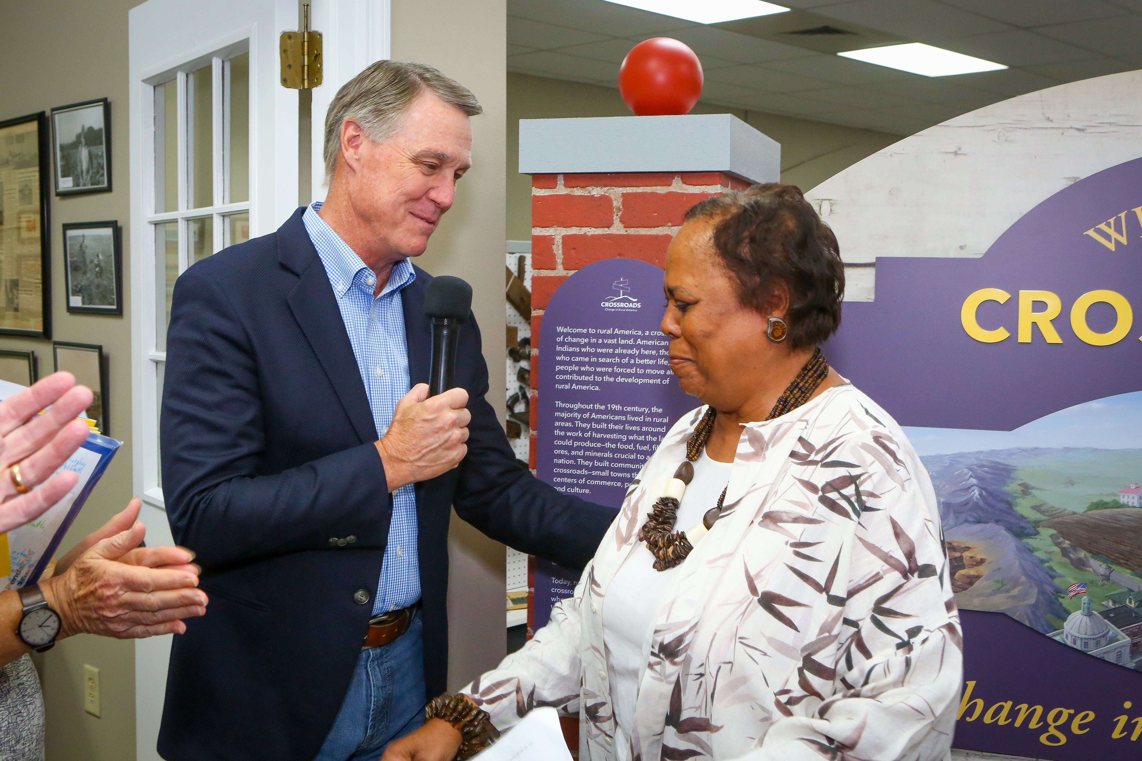 Georgia Senator David Perdue at Ribbon Cutting for Smithsonian Crossroads Exhibit
