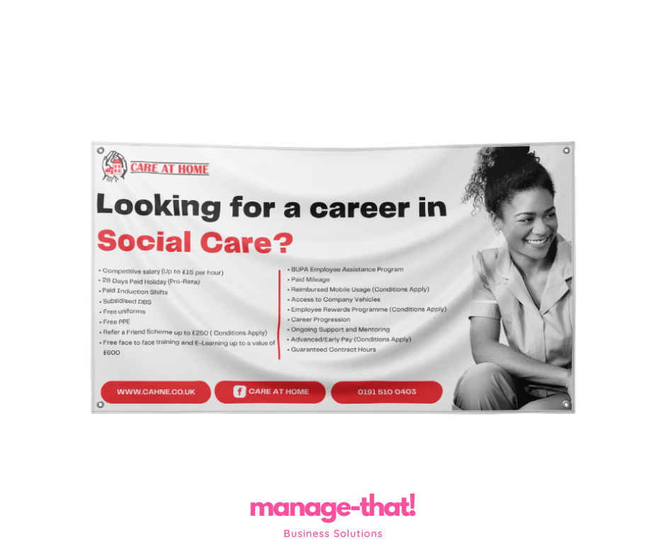 Care at Home- Recruitment Banner