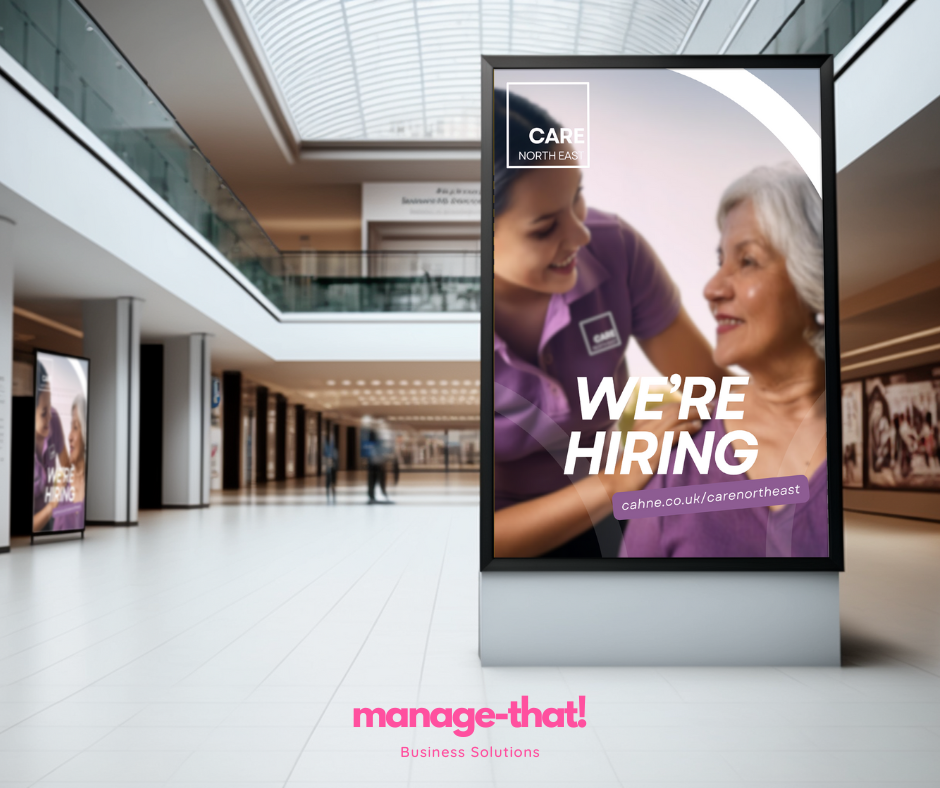 Digital Billboard - Mock Up - Care North East 4