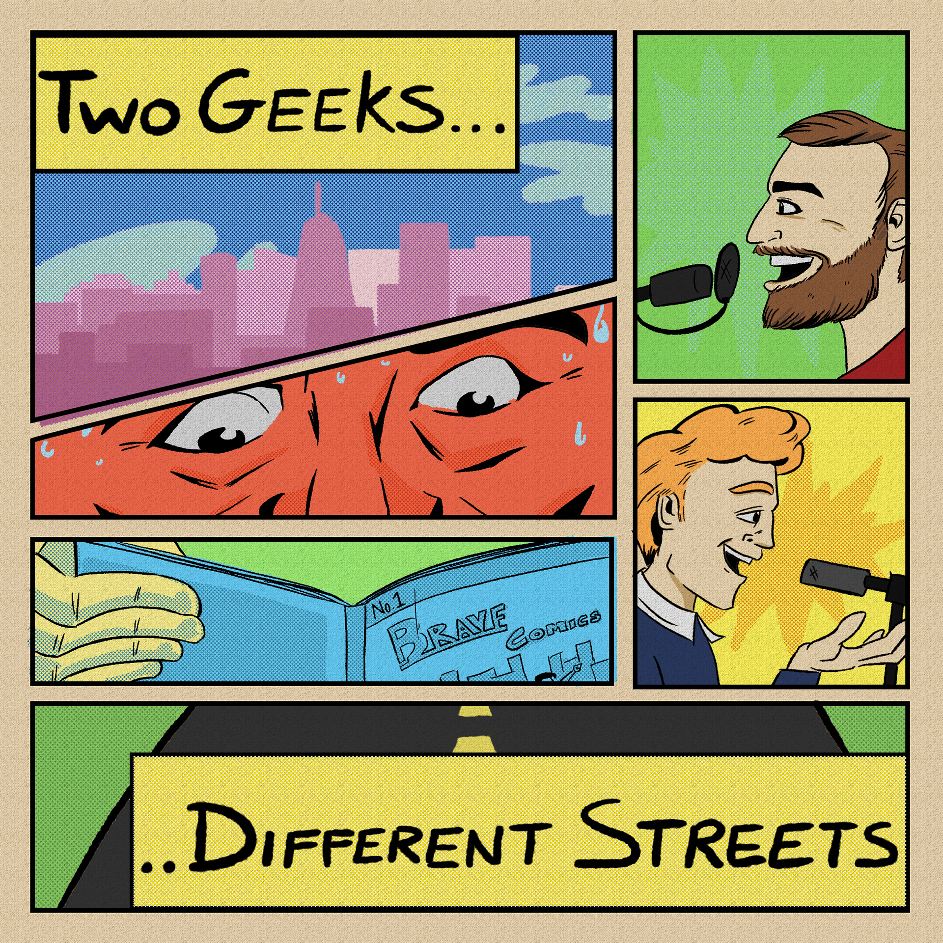 Podcast Artwork: Two Geek Different Streets (Podcast) Artwork