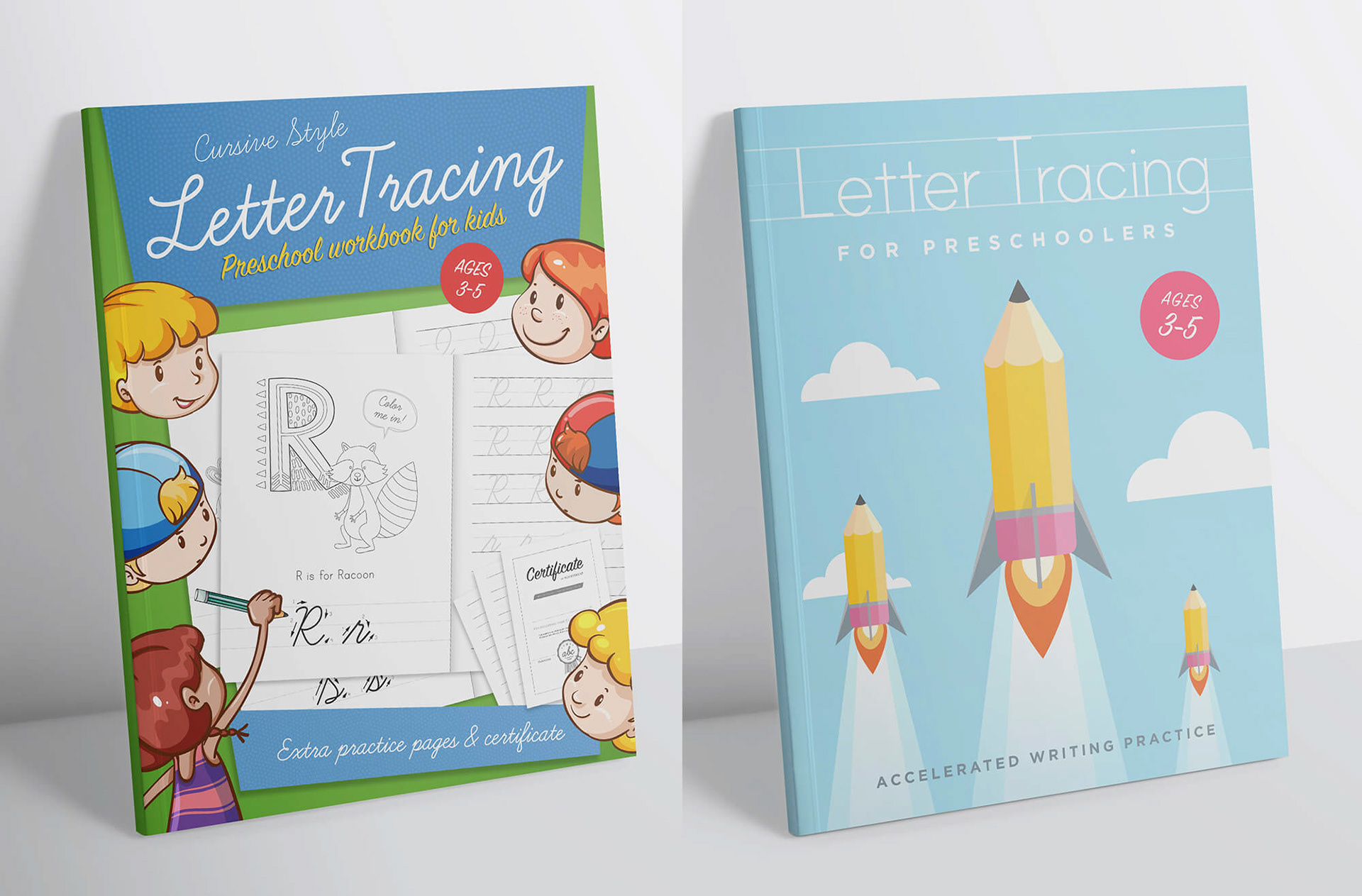 Book cover retouching.