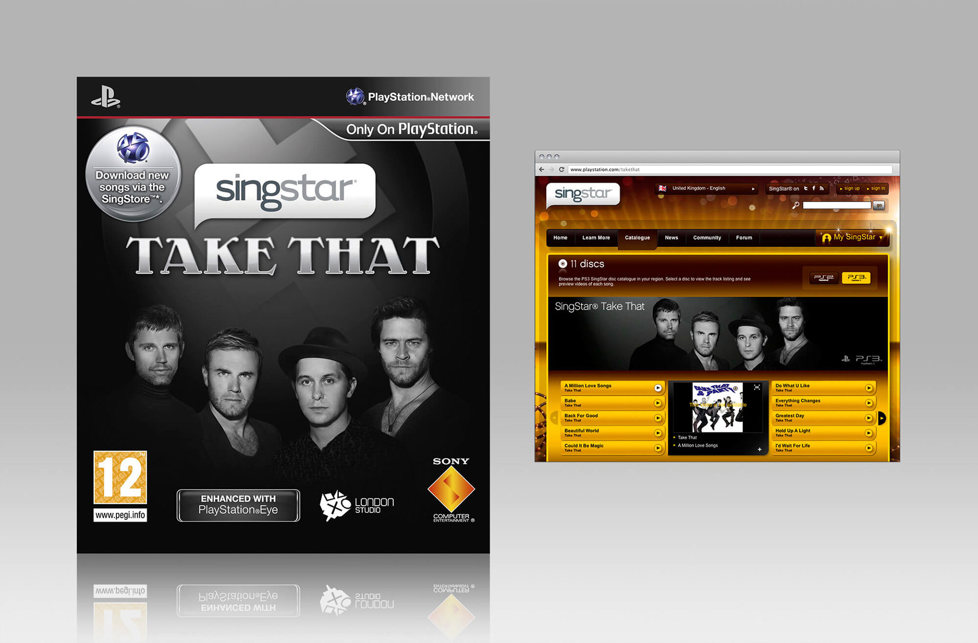 Gaming packaging retouching.