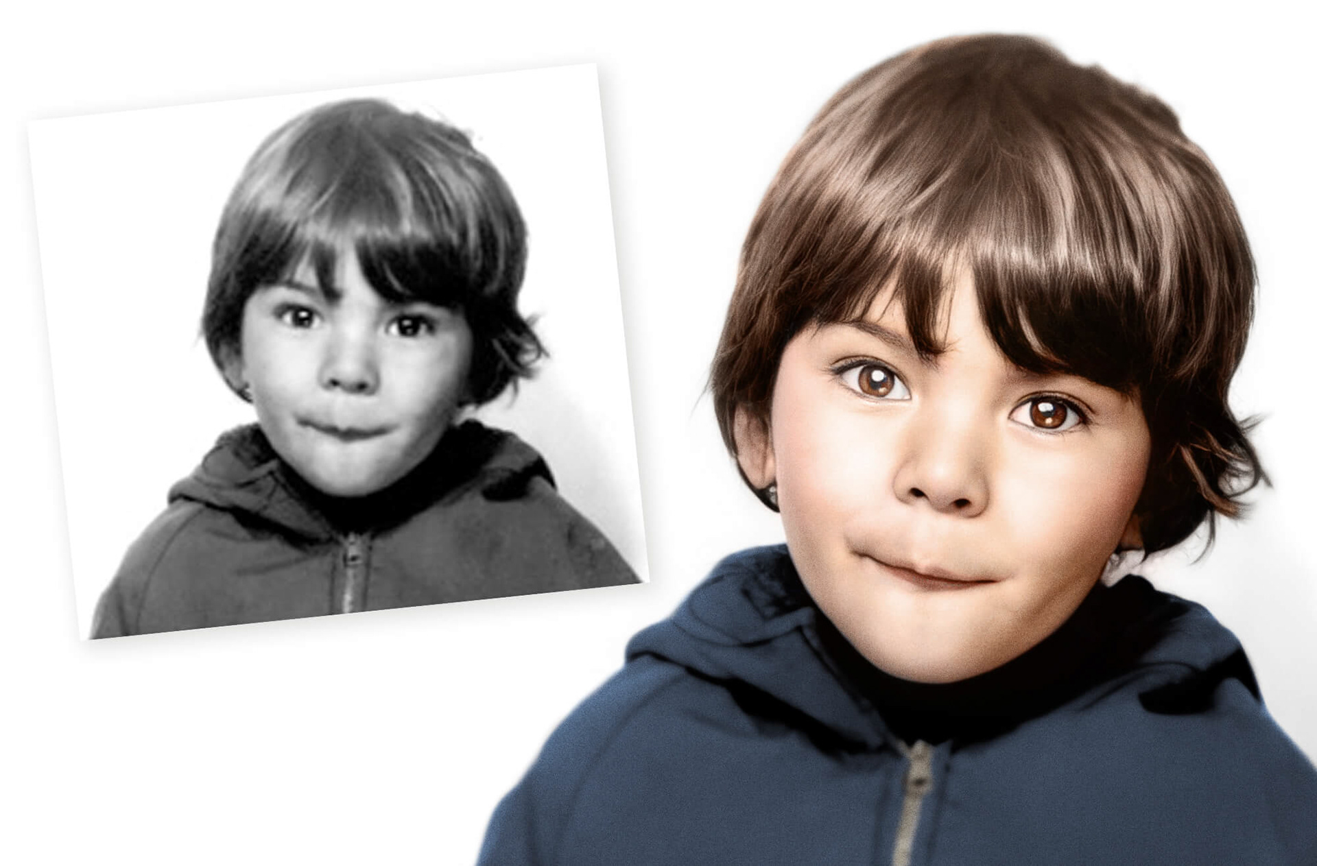 Portrait retouching.