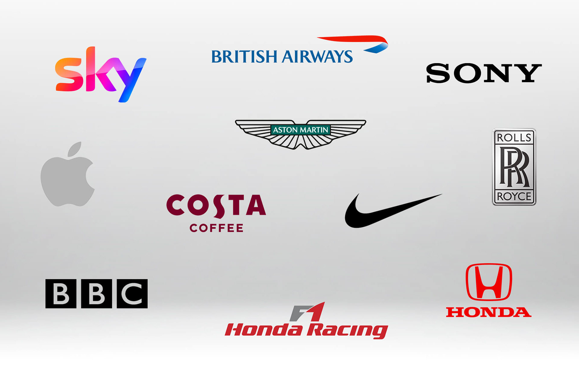 Brands I have worked for.