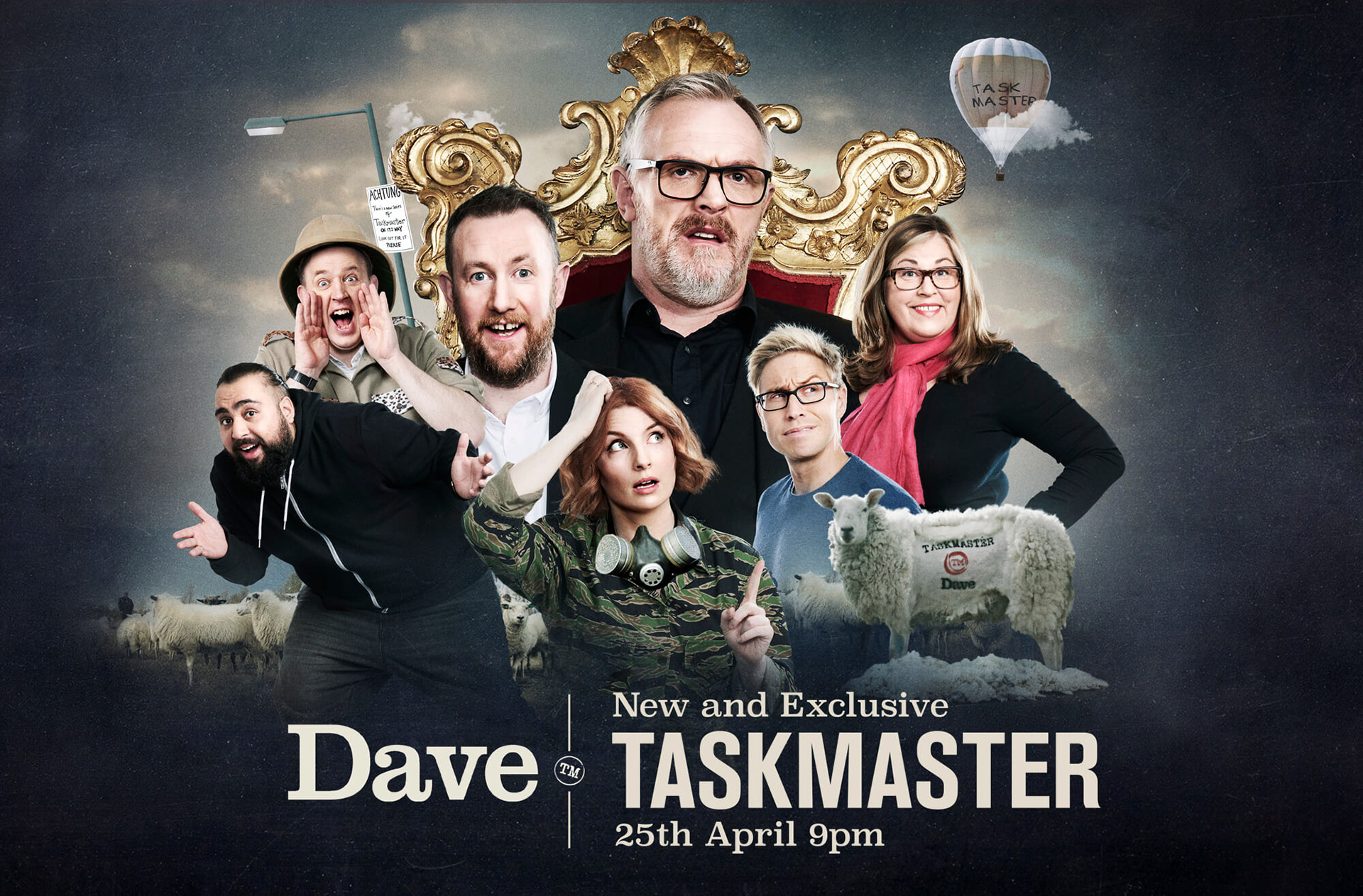 TV key art retouching.