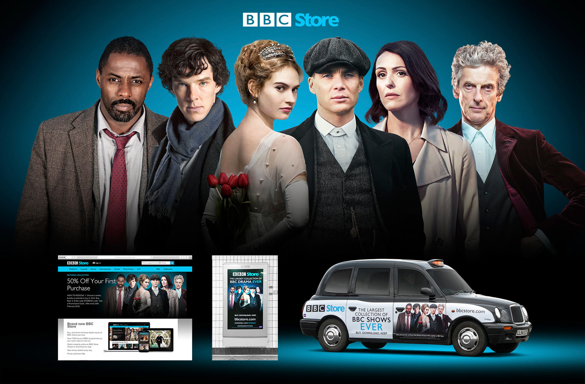 TV key art retouching.